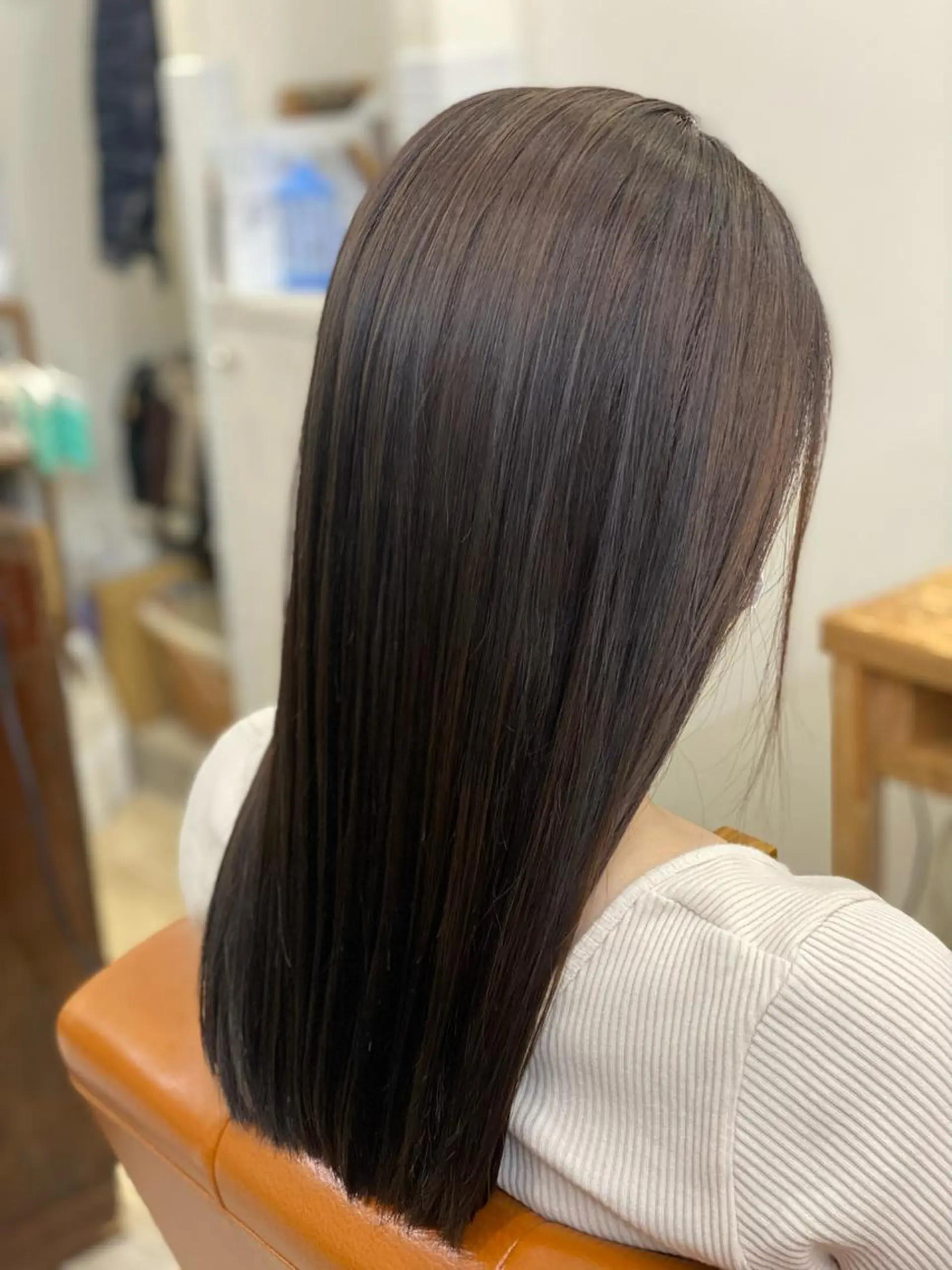 ロング カラー 髪質改善 ヘアカラー トリートメント 森下 友　Dio...池袋のヘアスタイル