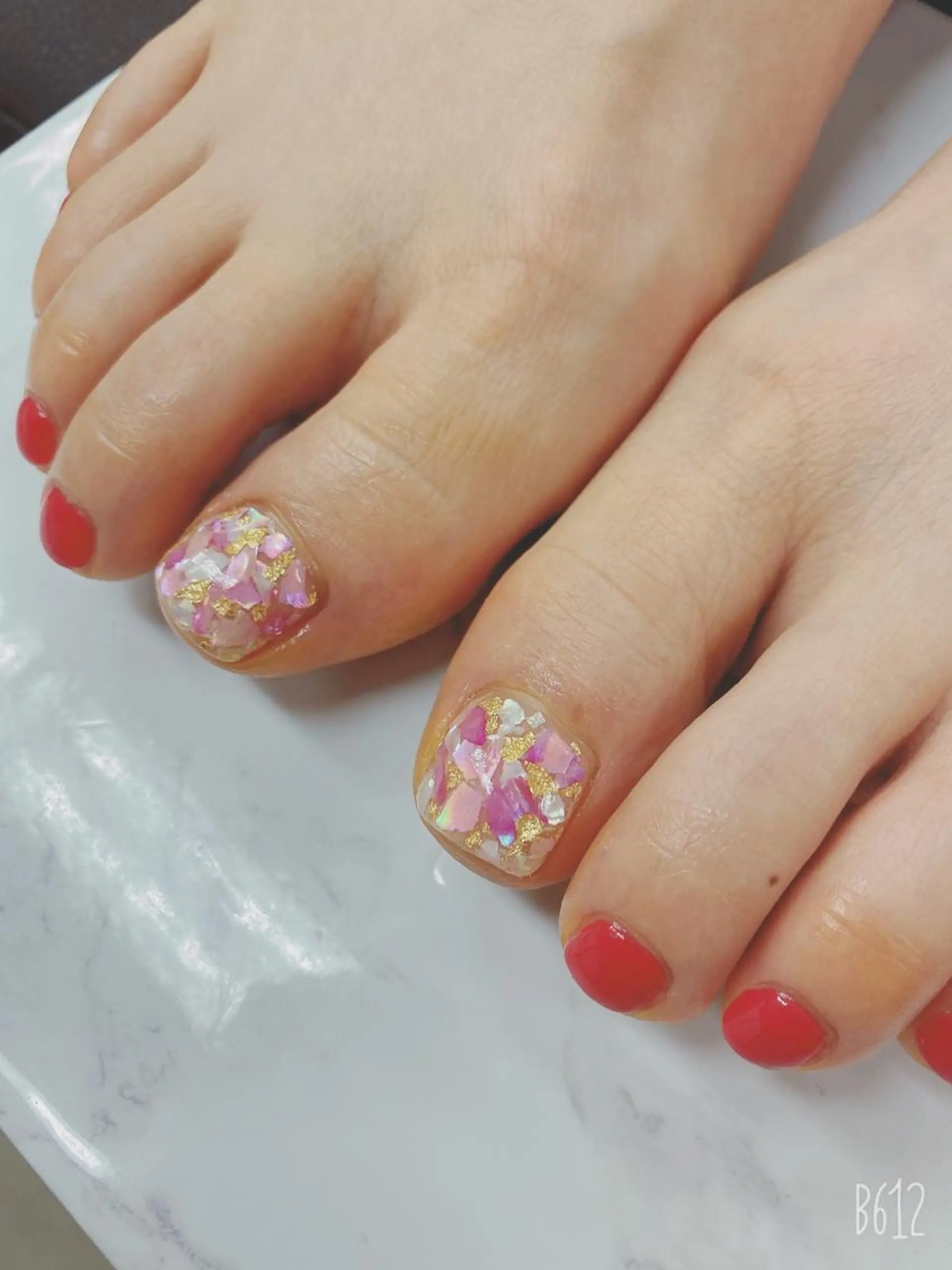 ショート フットネイル JNA認定講師🌸 RIEのネイルデザイン