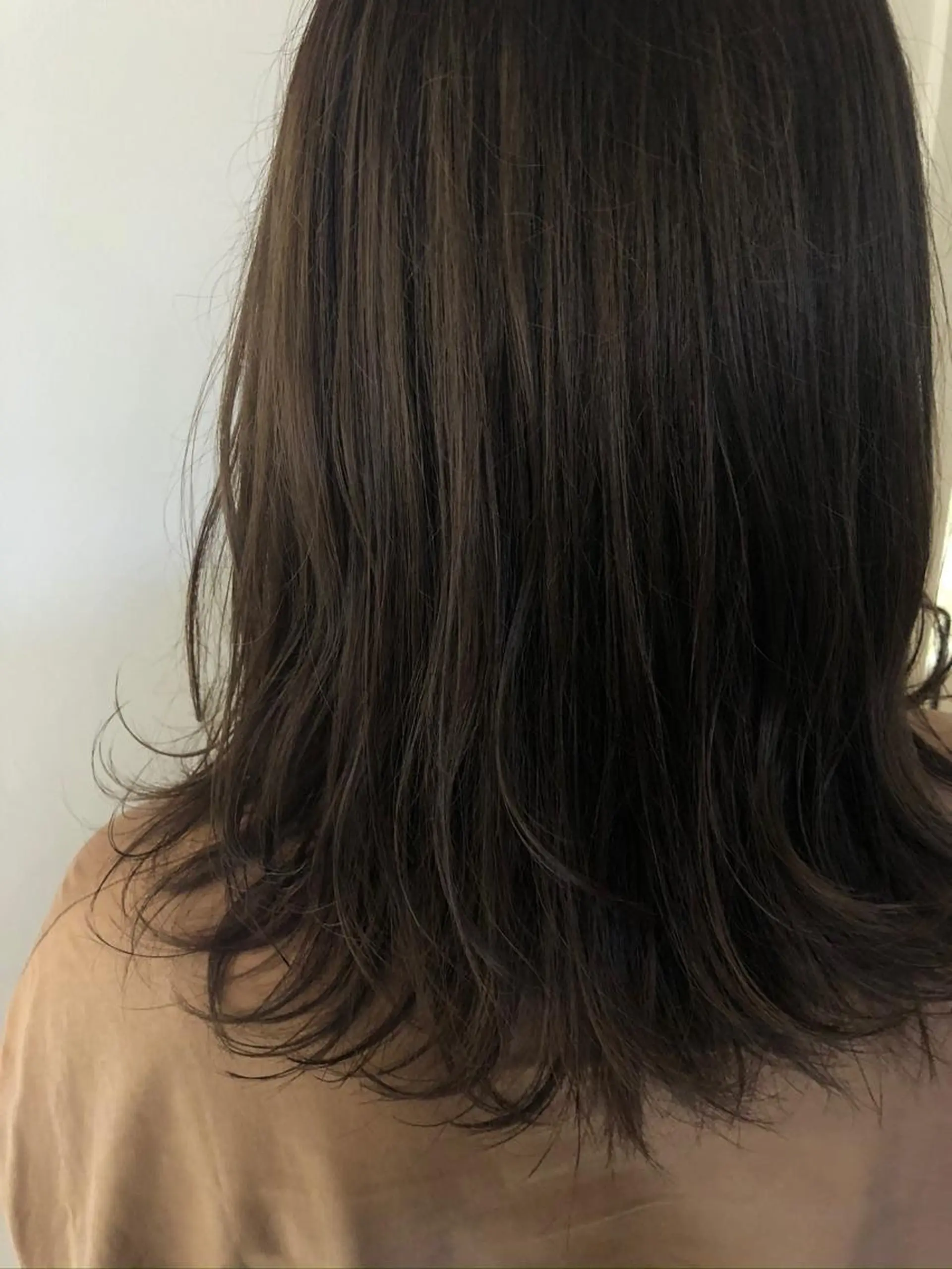 ミディアム カラー ベージュカラー ブリーチ ハイライトカラー ブリーチなしカラー ハイライト カット ヘアカラー トリートメント 韓国hair ·͜· watanabeのヘアスタイル