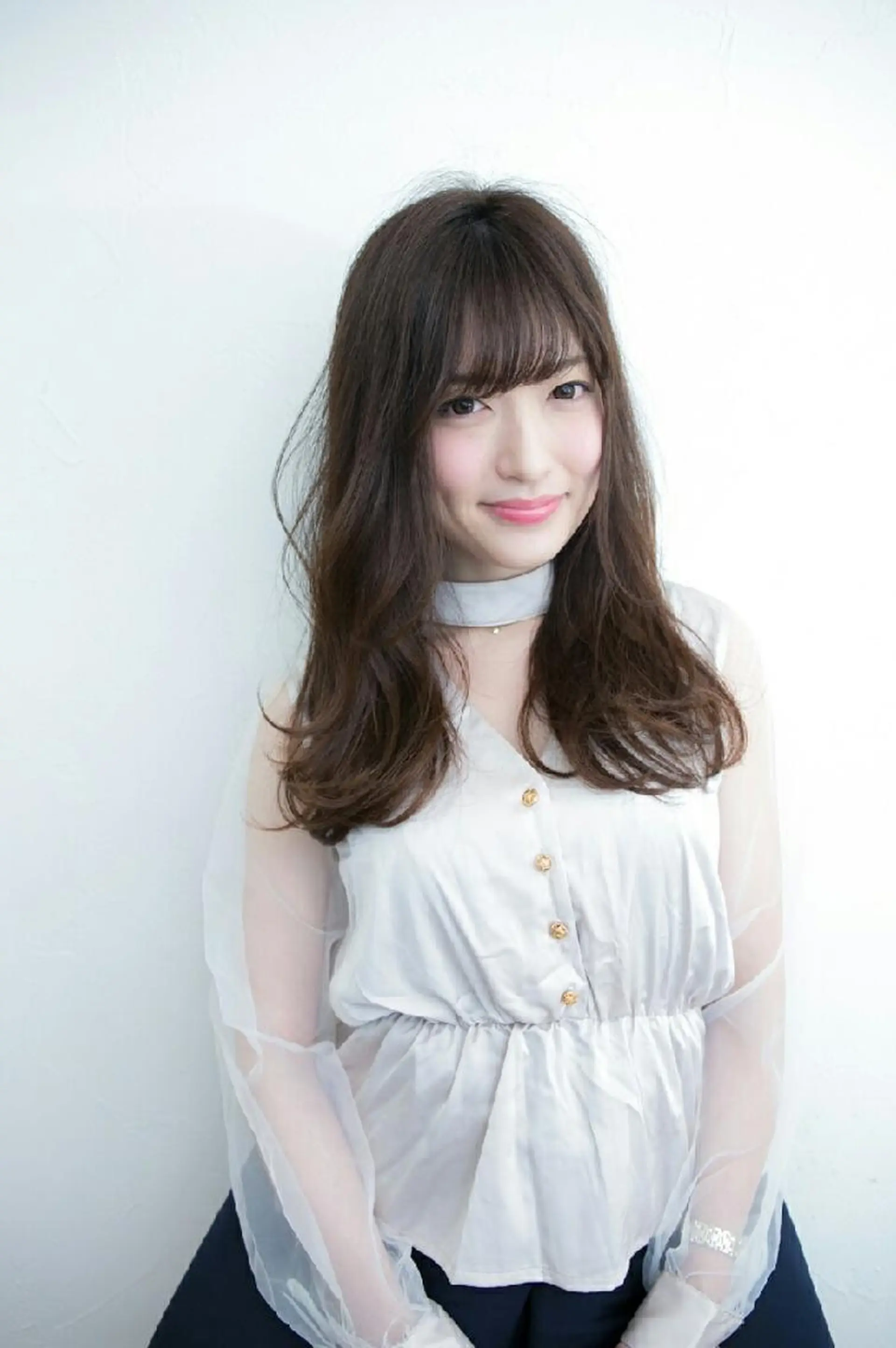 ロング パーマ 田辺 侑未のヘアスタイル