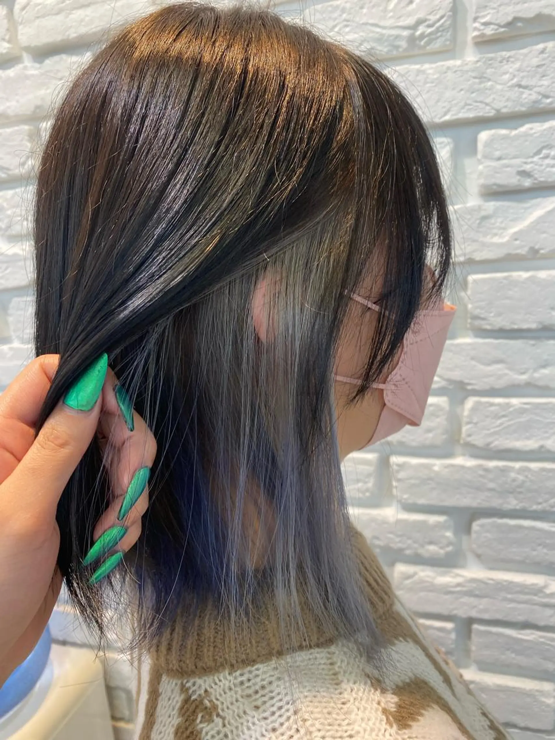 ミディアム ヘアカラー ROSEL 沢津橋  楓のヘアスタイル