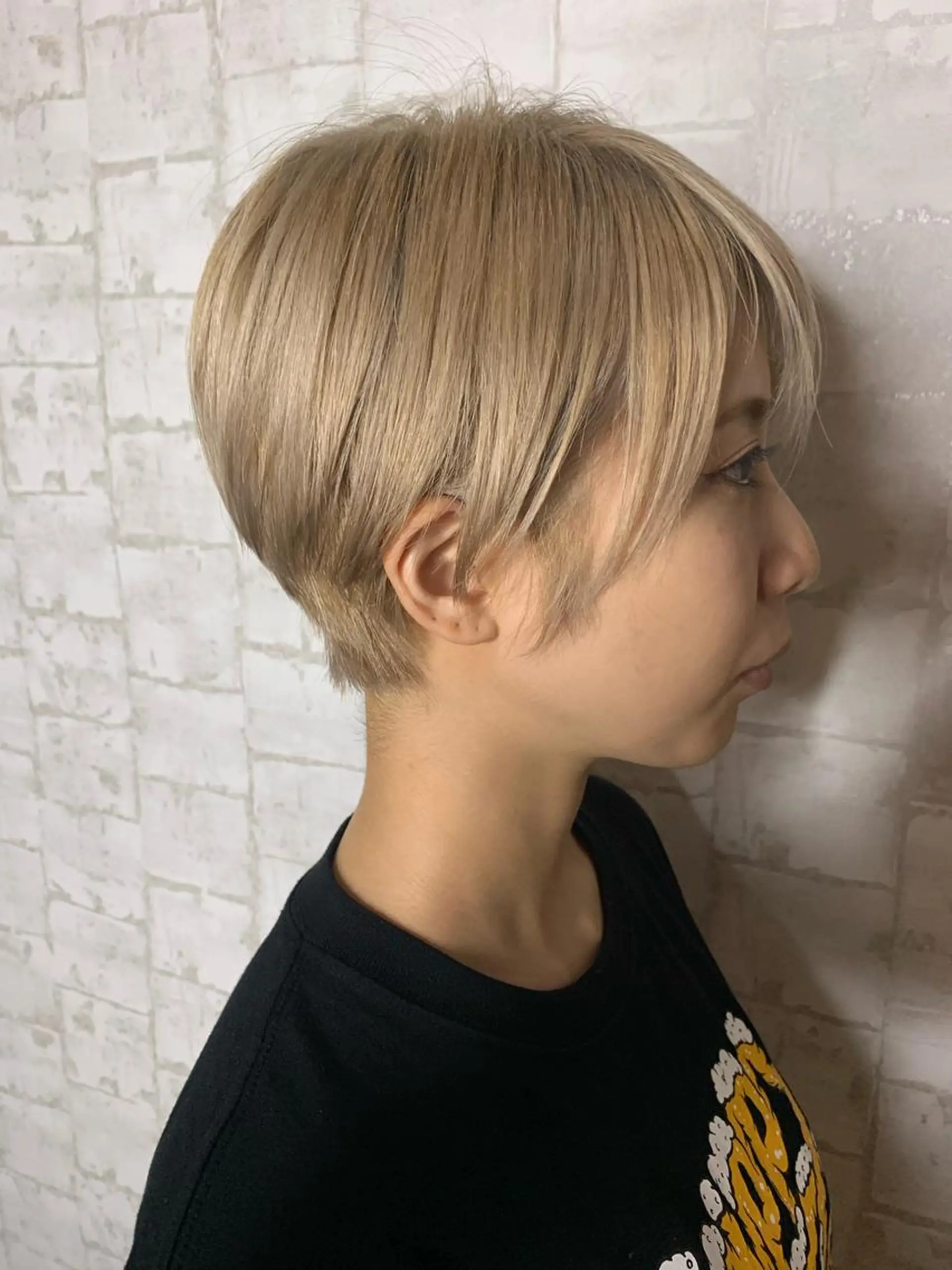 ショート カラー ヘアカラー トリートメント 船津武俊 フナツタケトシのヘアスタイル