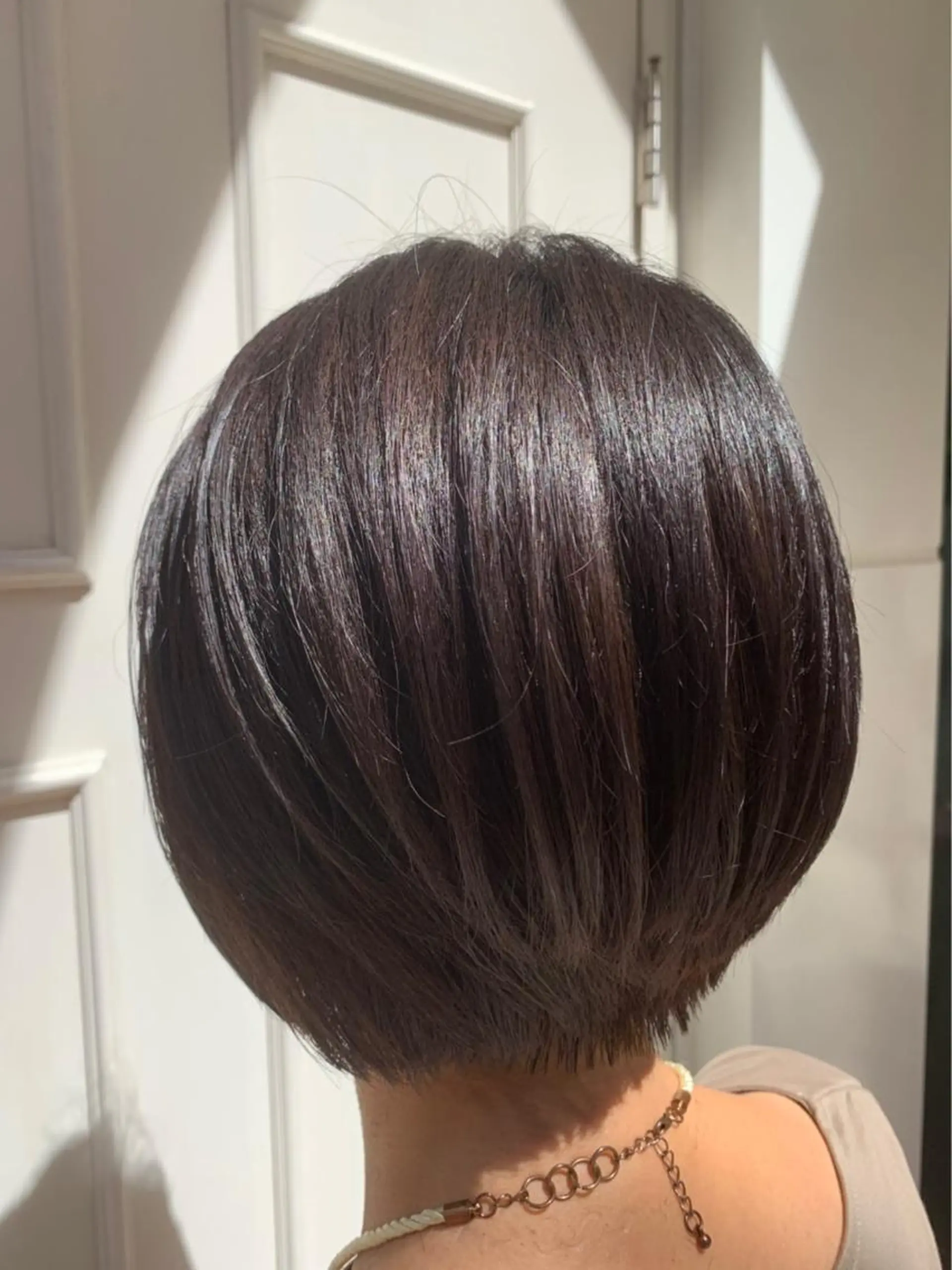 ショート カラー アッシュ パープルカラー パープルアッシュ 🫟Blanco🫟 Color&Careのヘアスタイル