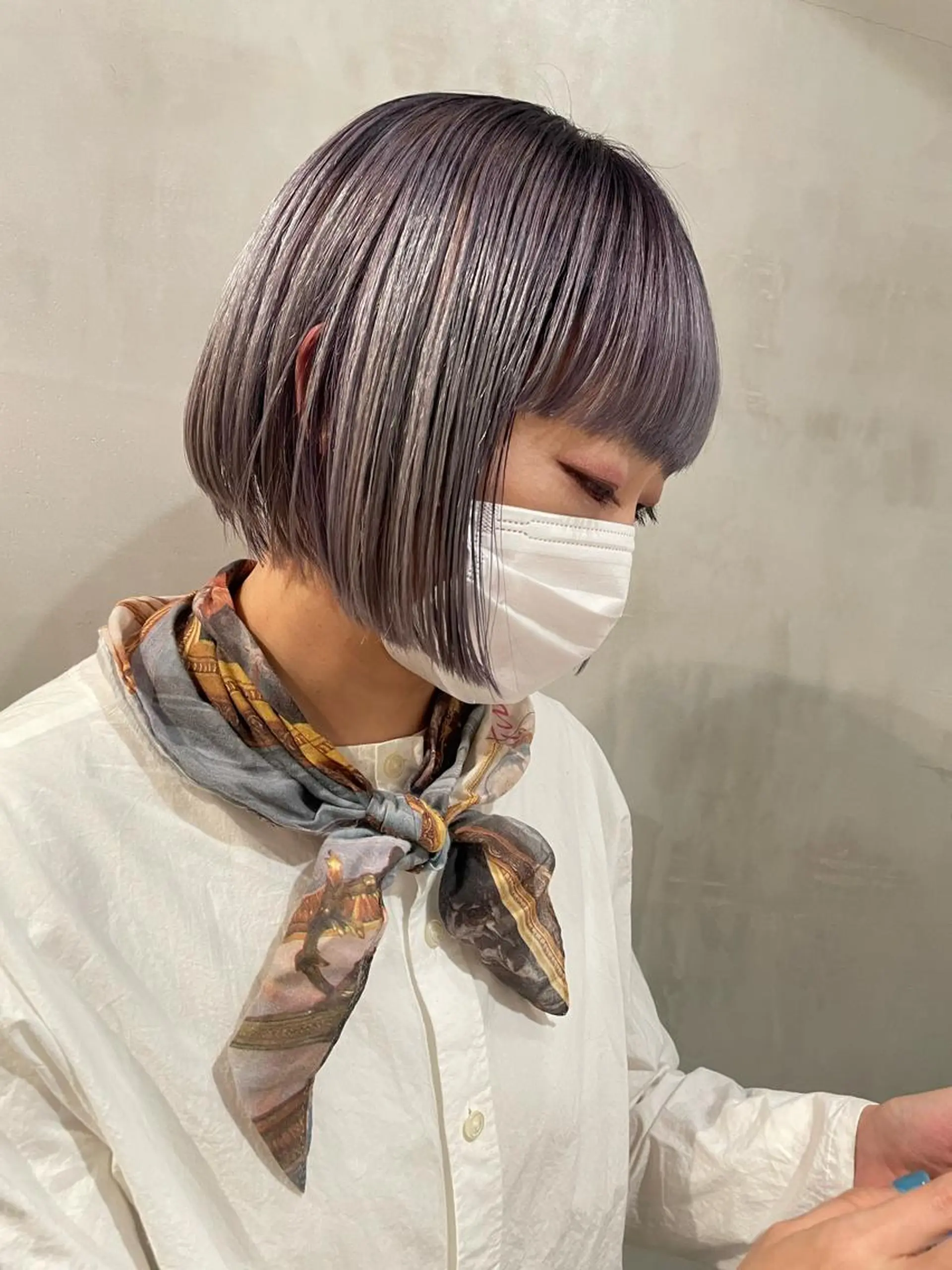 ショート カラー カット ヘアカラー トリートメント 優 作のヘアスタイル
