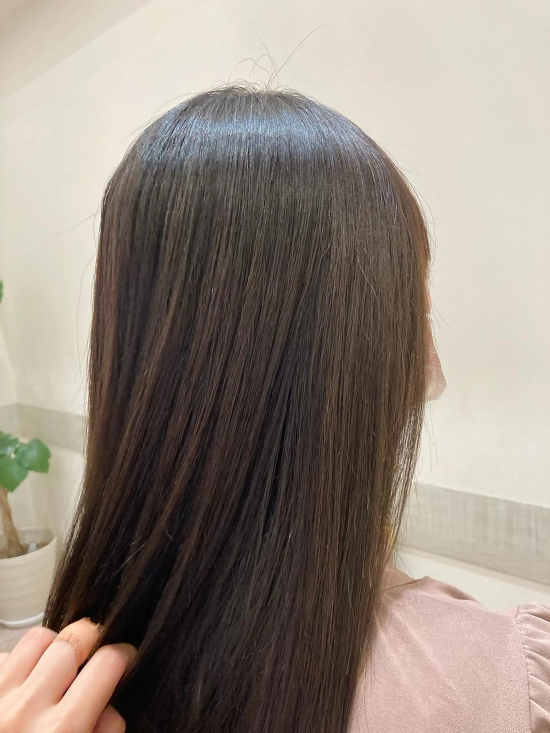ロング パーマ ヘアアレンジ 縮毛矯正 佐藤 睦月のヘアスタイル