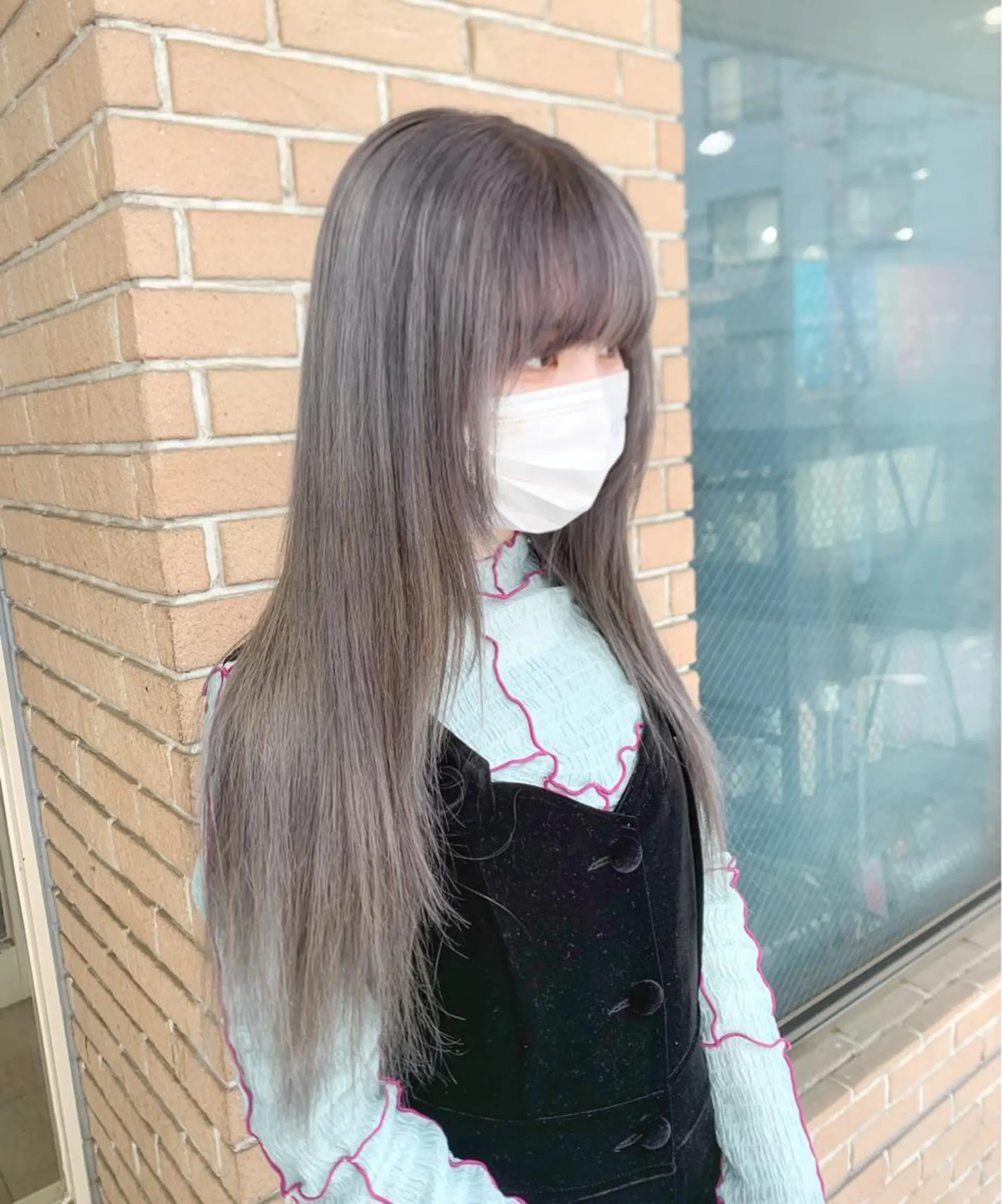 ロング カラー ヘアアレンジ ブリーチ ヘアカラー ピンクカラー🩷 ヘアセットＮＯ.1のヘアスタイル