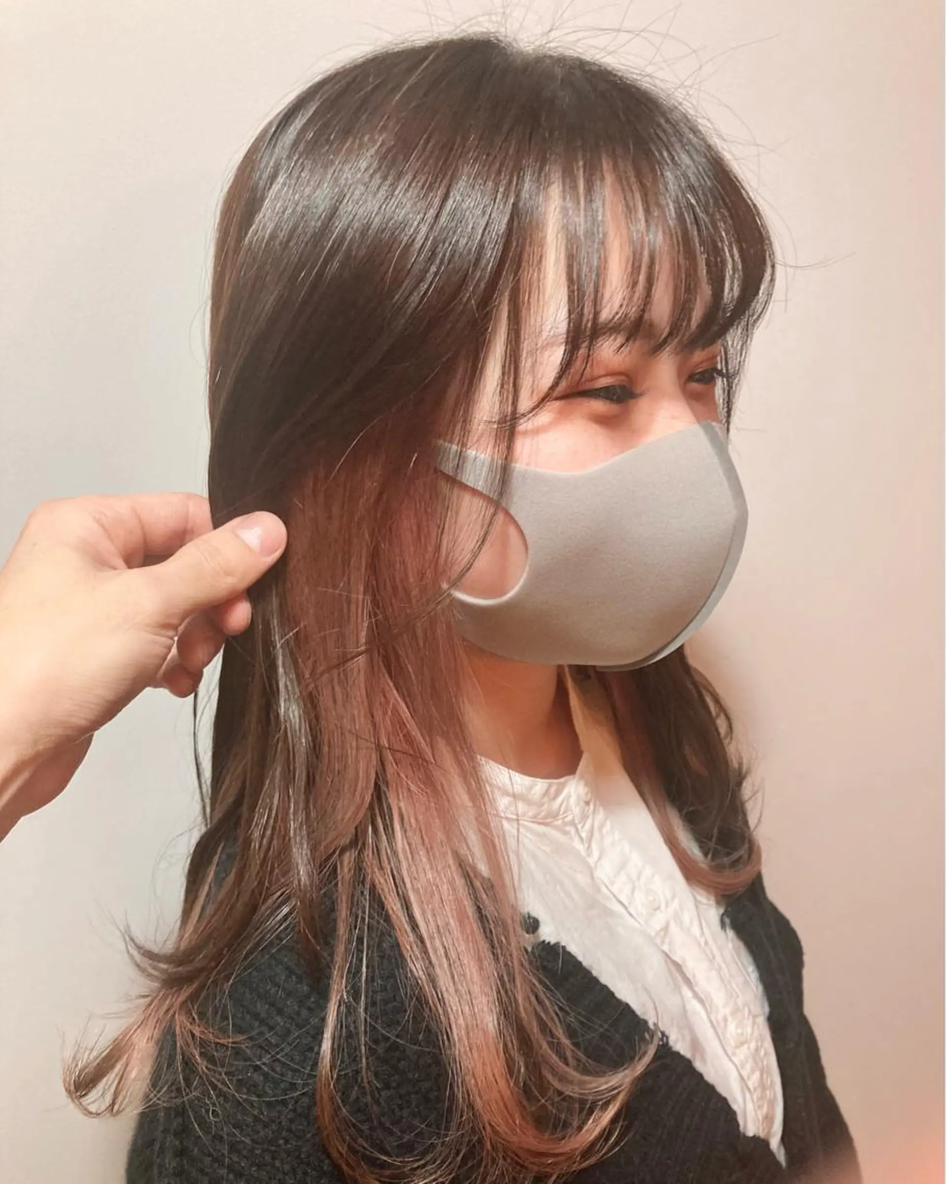 ミディアム タカツド ユウキのヘアスタイル