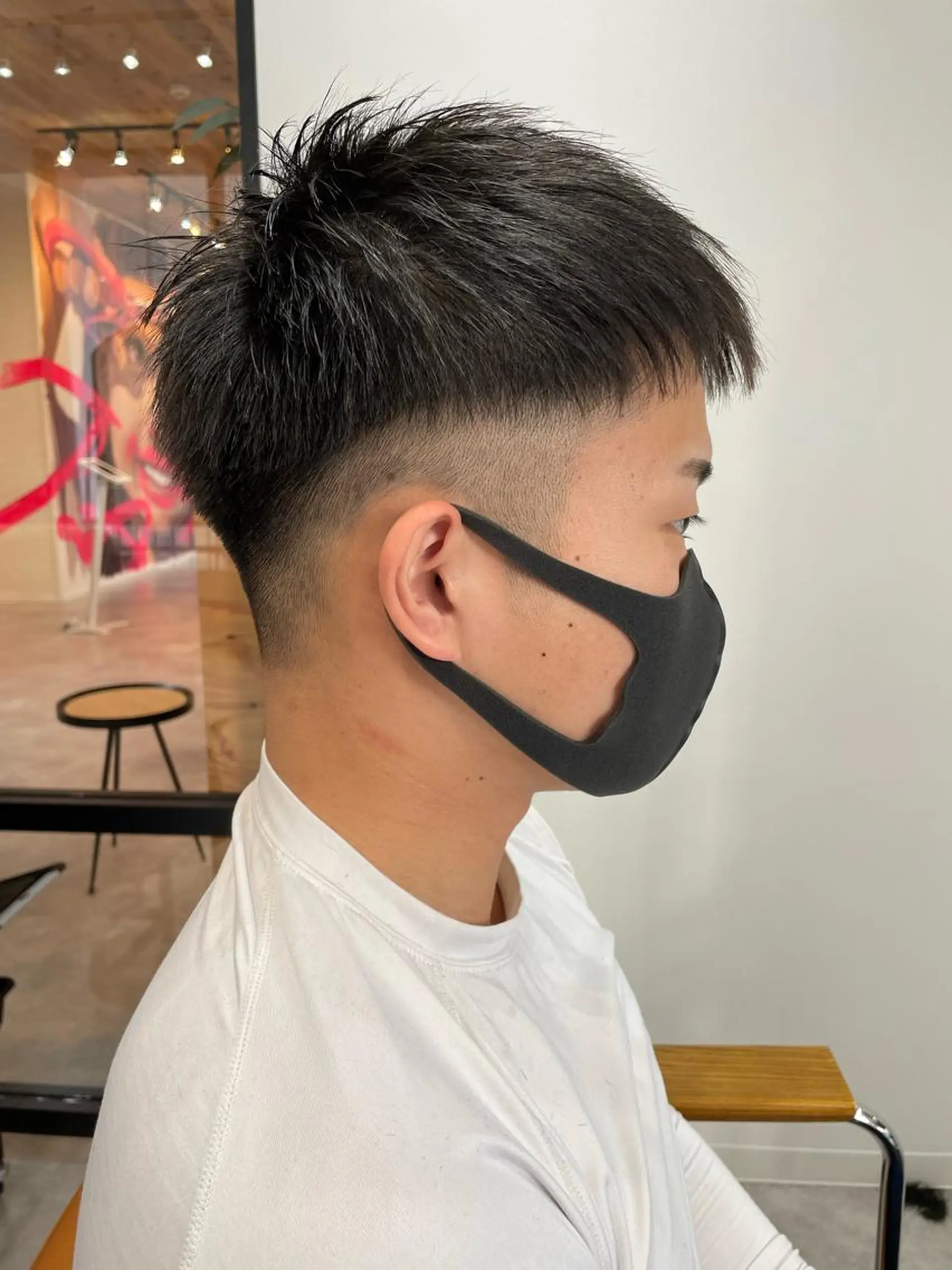 メンズ フェードカット カット メンズカット クドウユウキのヘアスタイル