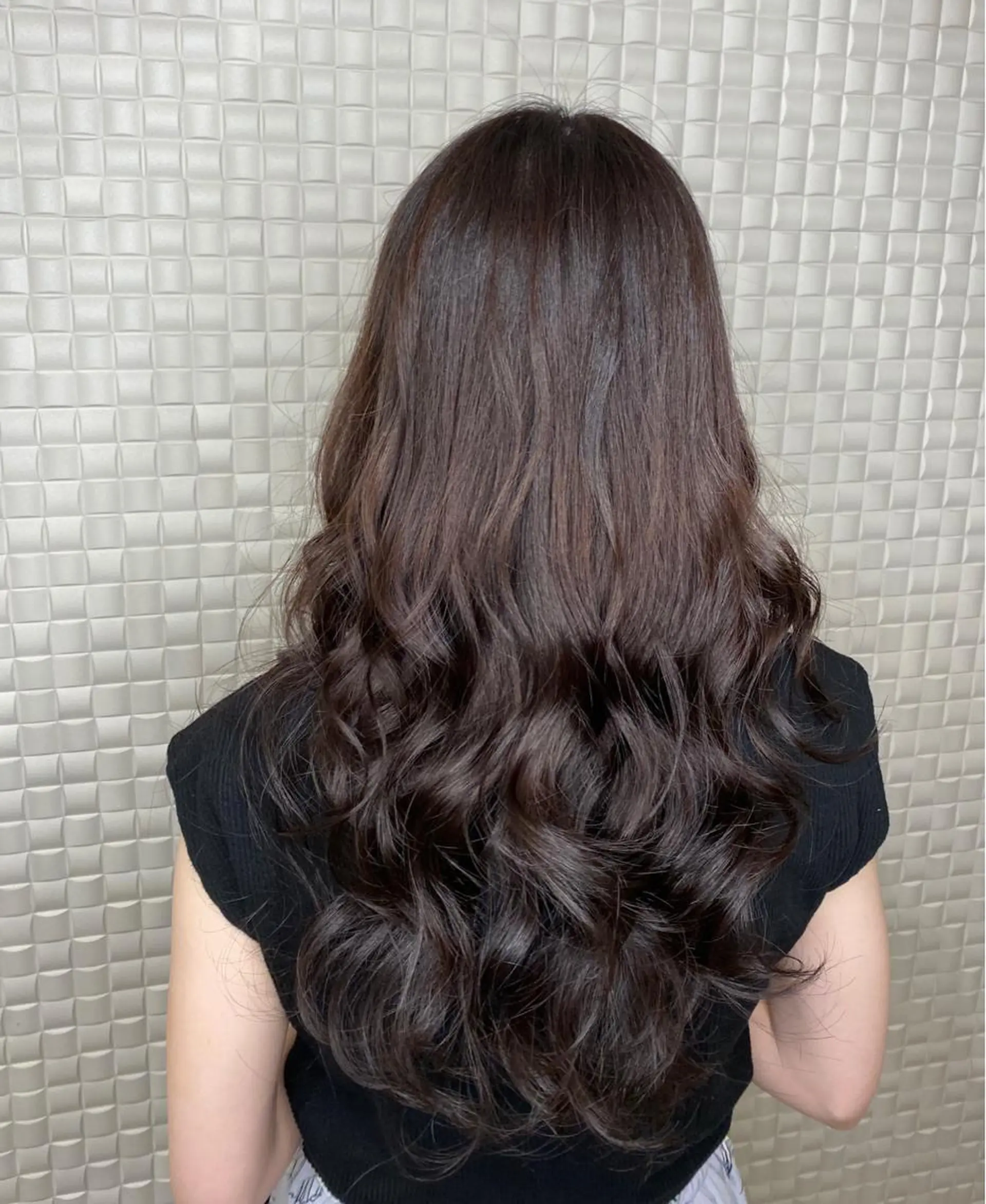 ロング 新宿スペインカール ヨモギダのヘアスタイル