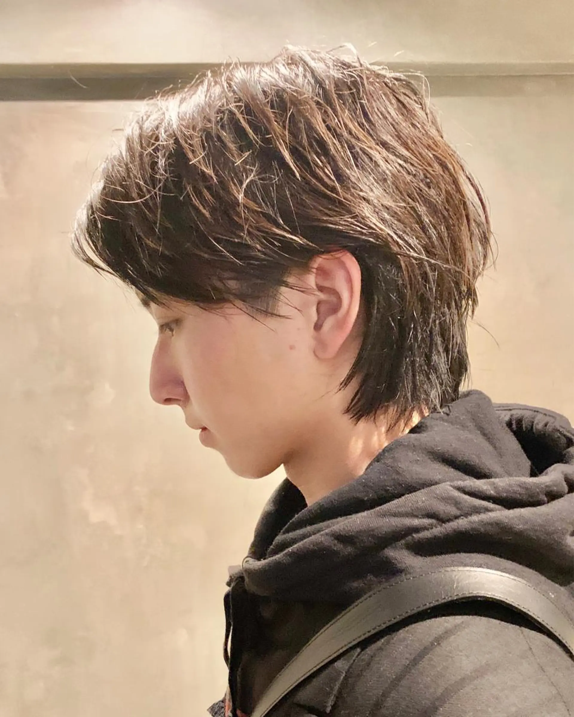 メンズ ショート・ボブ ・ウルフ✂︎IMAIのヘアスタイル