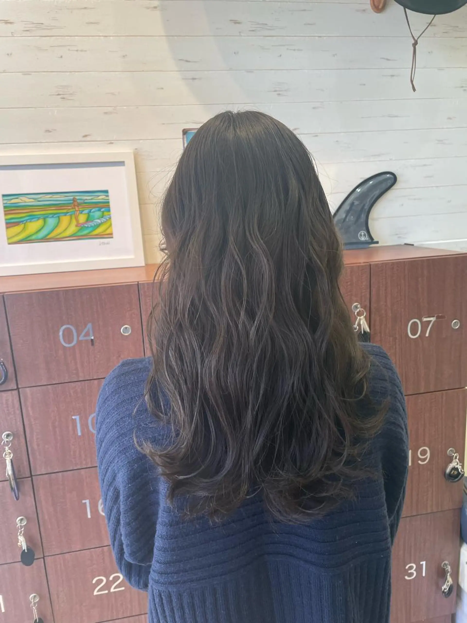 セミロング ヘアカラー トリートメント 金井 郁弥のヘアスタイル
