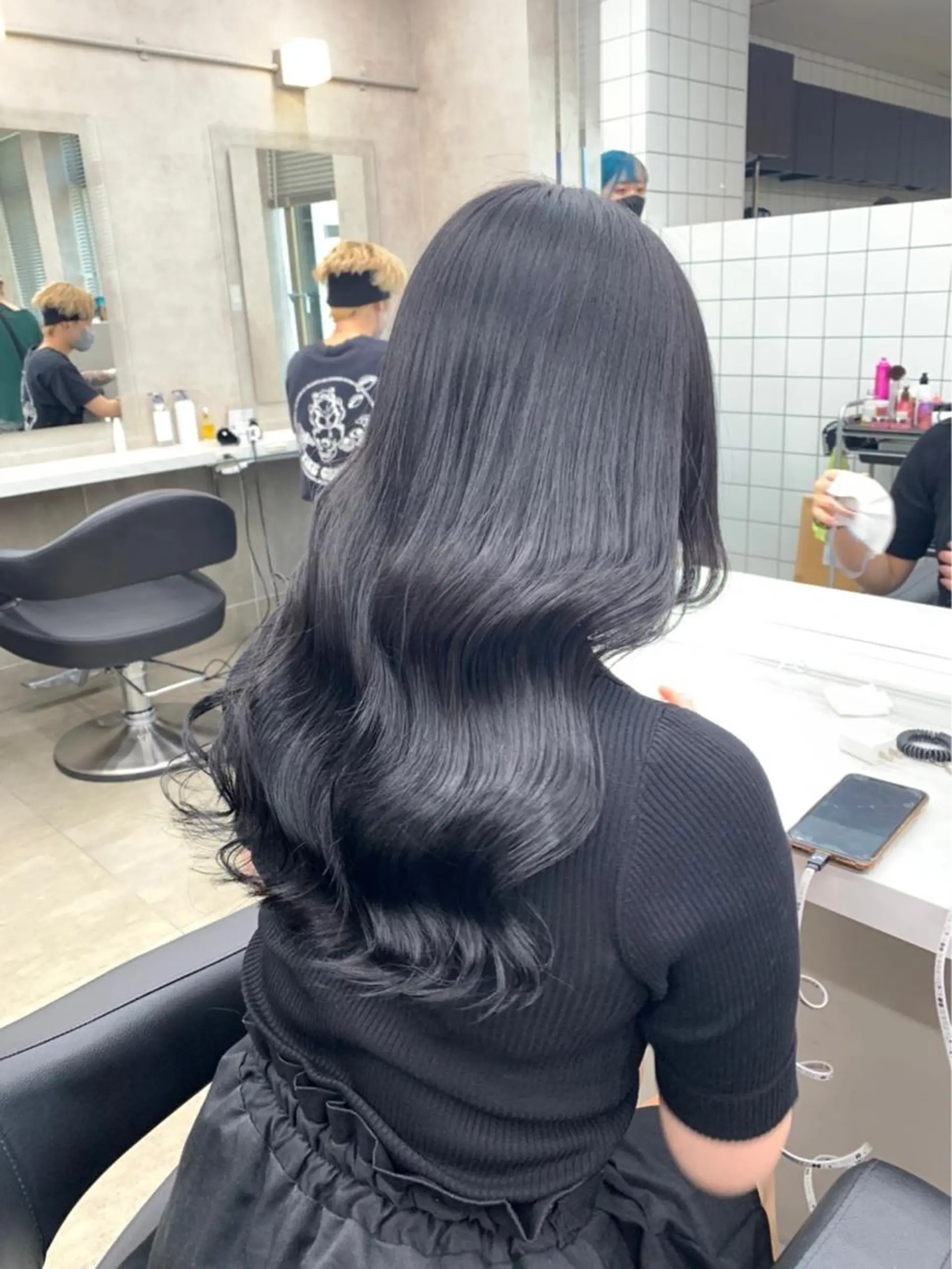 ロング カラー パーマモデル募集💖 まなみのヘアスタイル