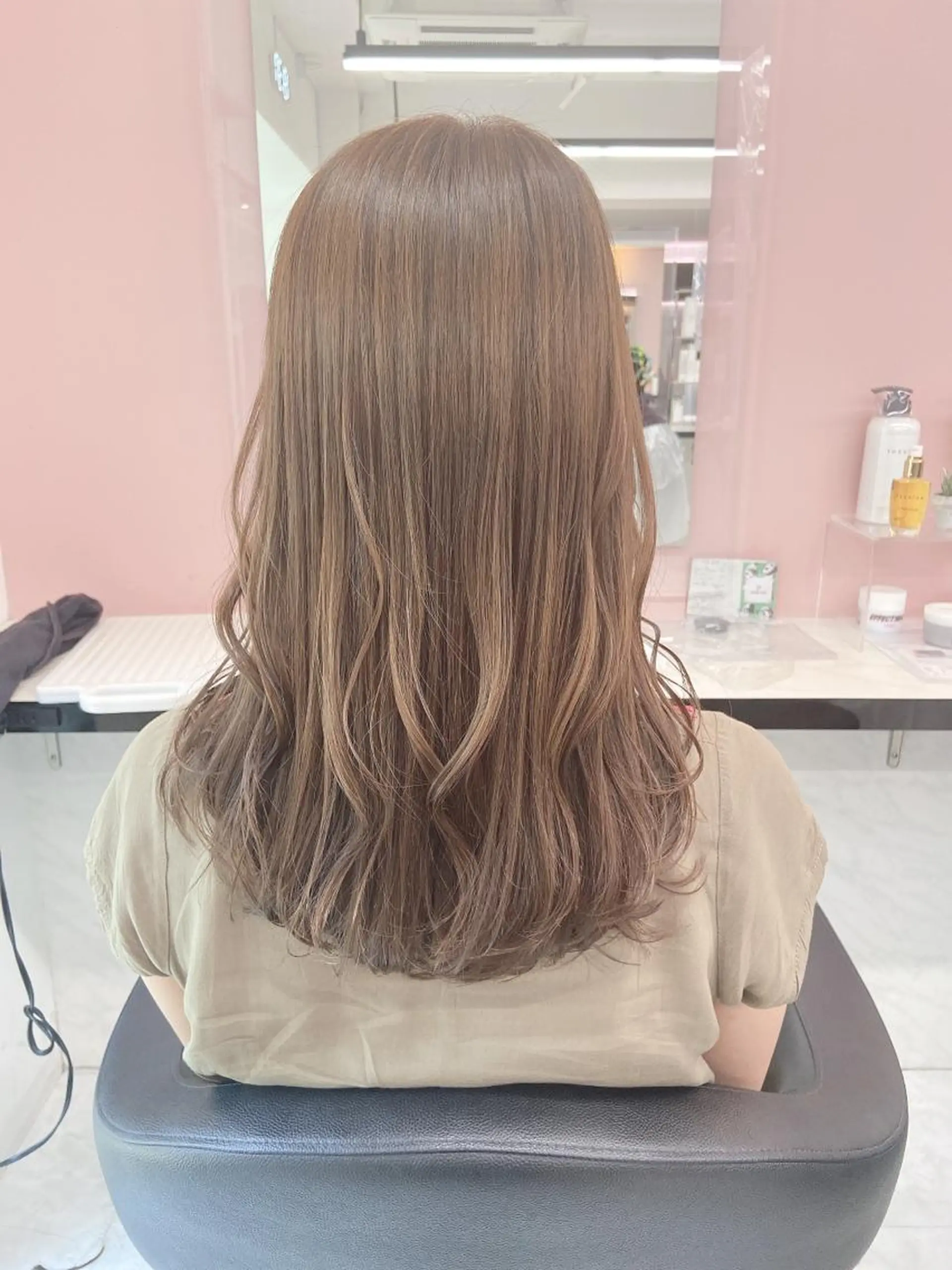 セミロング カラー ヘアアレンジ 💖うる艶カラー💖 モデル募集💖のヘアスタイル