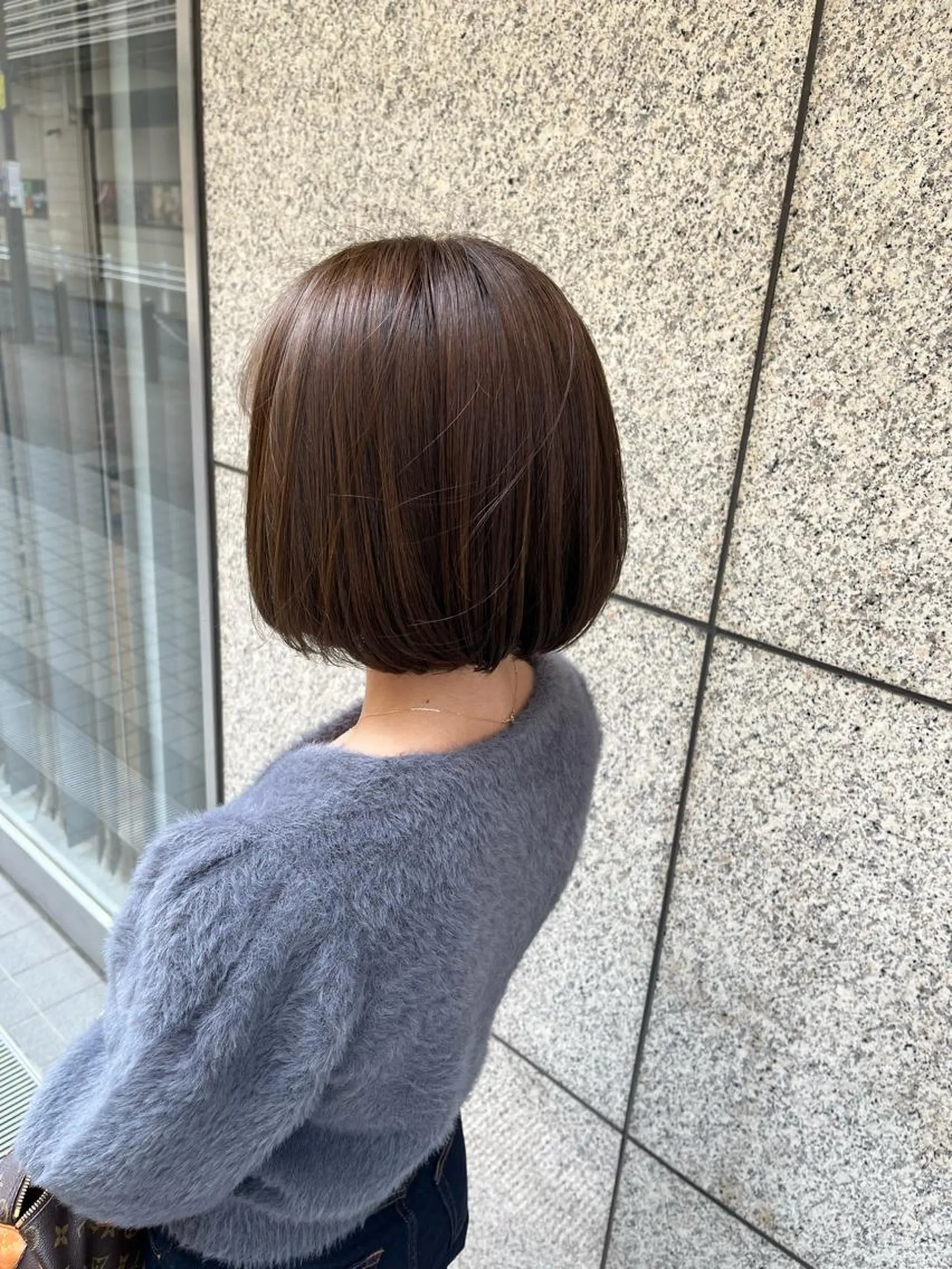 カラー ニュアンスパーマ 曲がる縮毛矯正 爲石のヘアスタイル