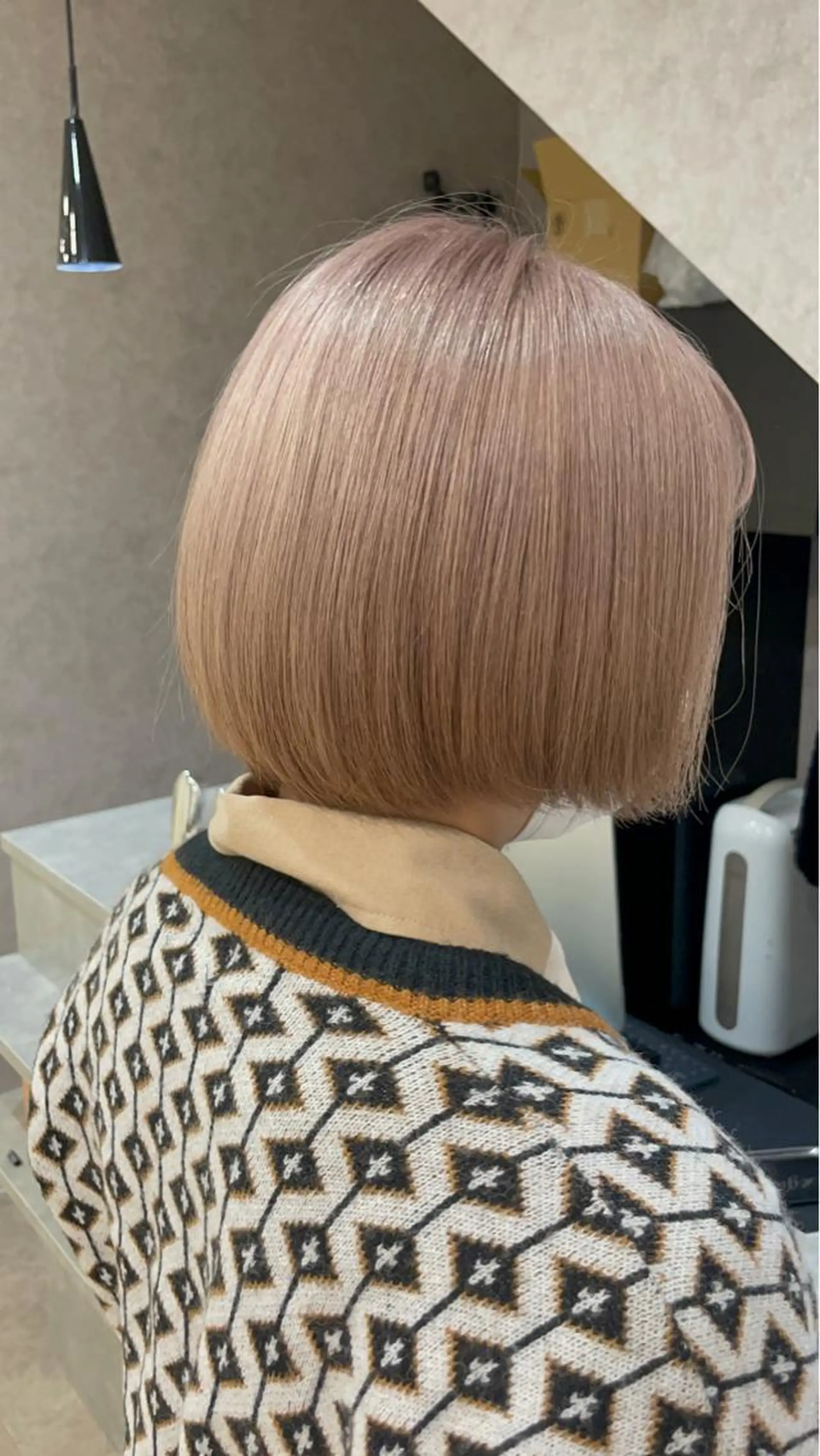カラー ベージュカラー ピンクカラー ピンクベージュ Taku ／ケアハイトーンのヘアスタイル