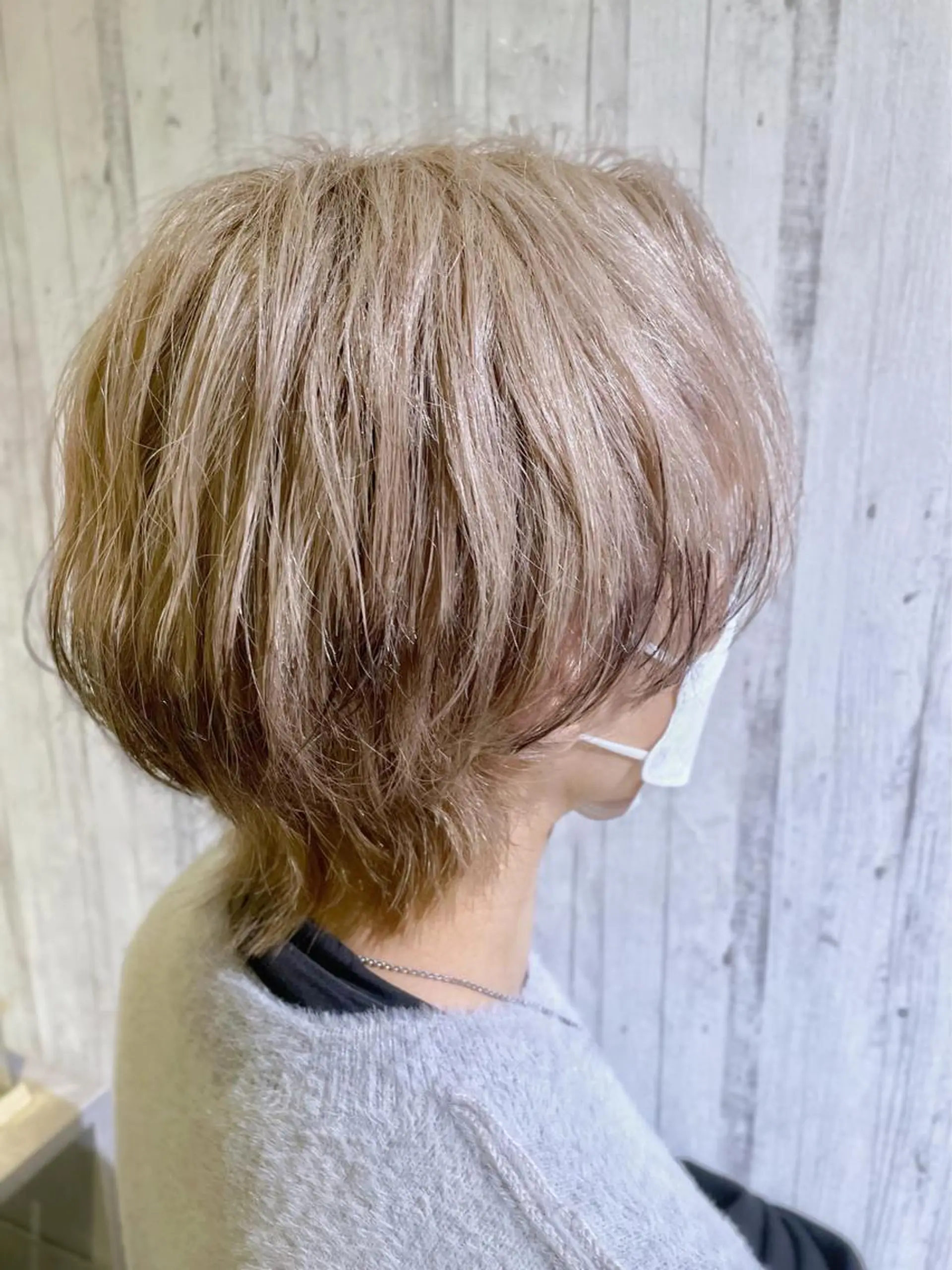 ミディアム カラー メンズ EMANON新宿南口所属・🦄中性ウルフ ☁️Shiori🦄のヘアスタイル