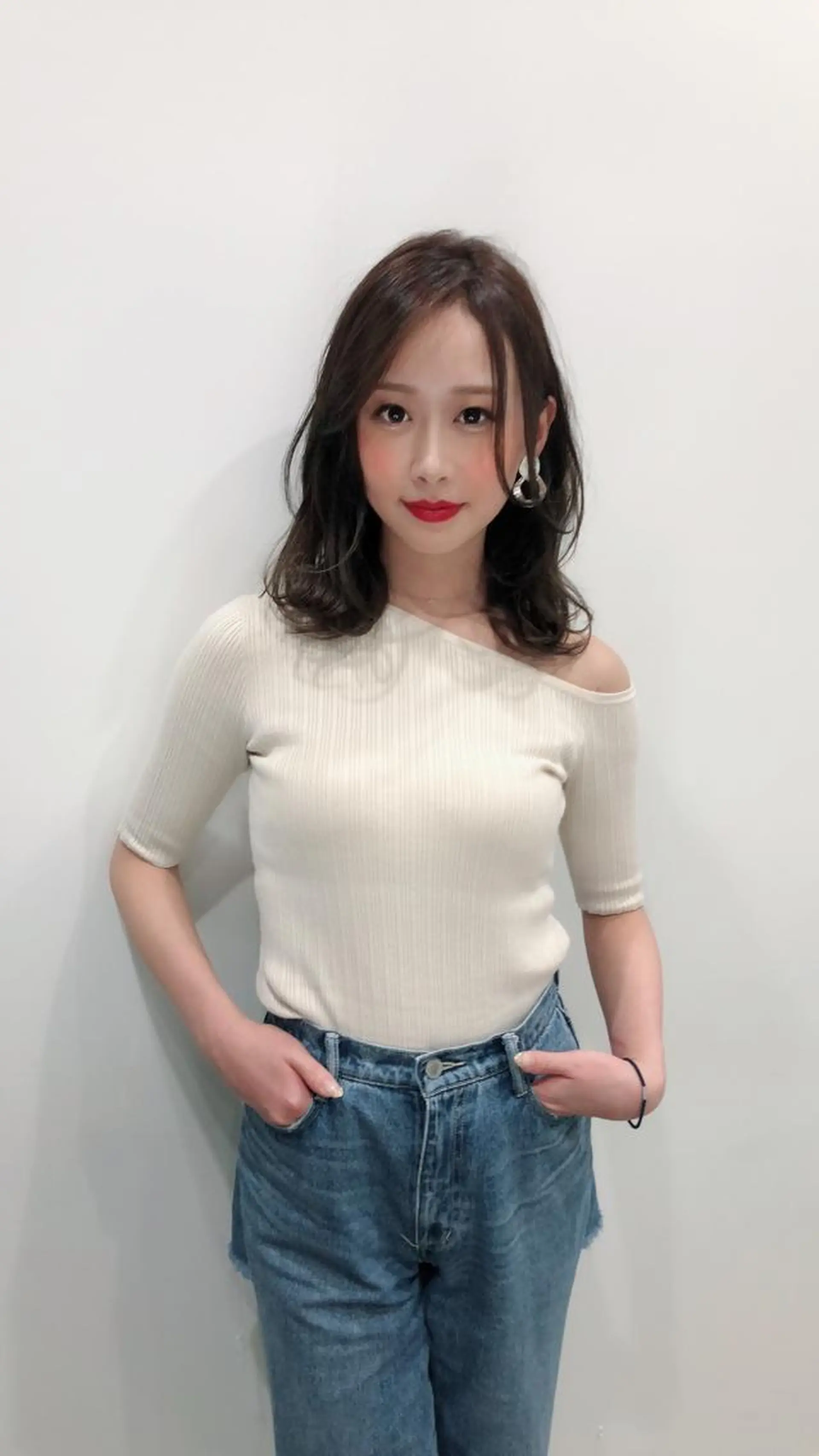 ミディアム トリートメント 【愛され小顔カット】 YOSHIKIヘアのヘアスタイル