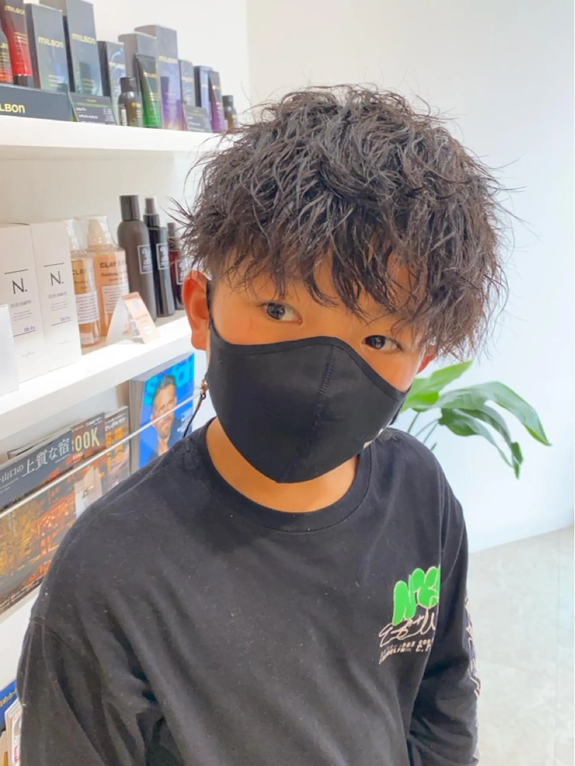 メンズ メンズパーマ メンズツイストパーマ ツイストパーマ Taku ／ケアハイトーンのヘアスタイル