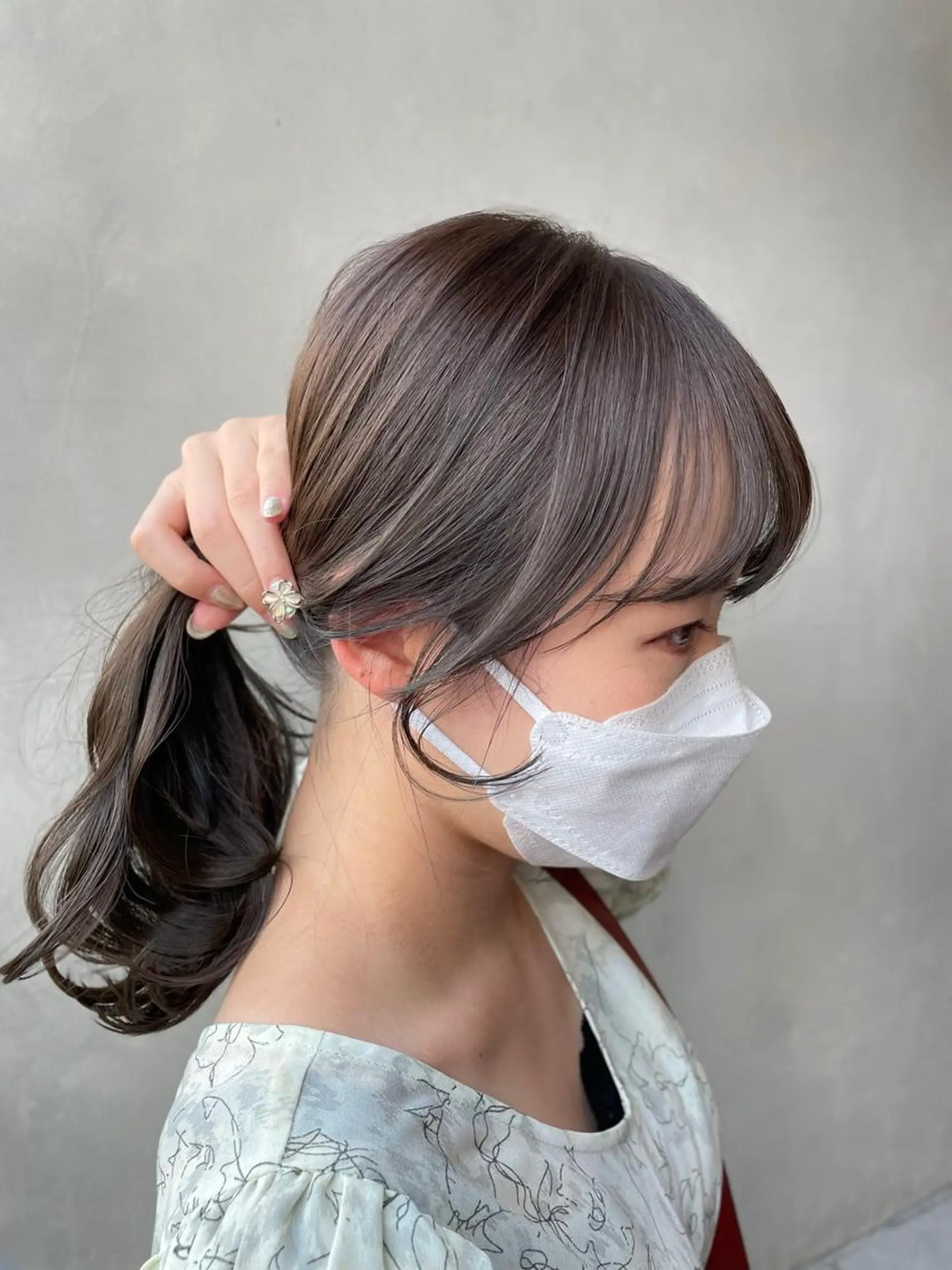 セミロング ヘアアレンジ カット Manami ♡のヘアスタイル