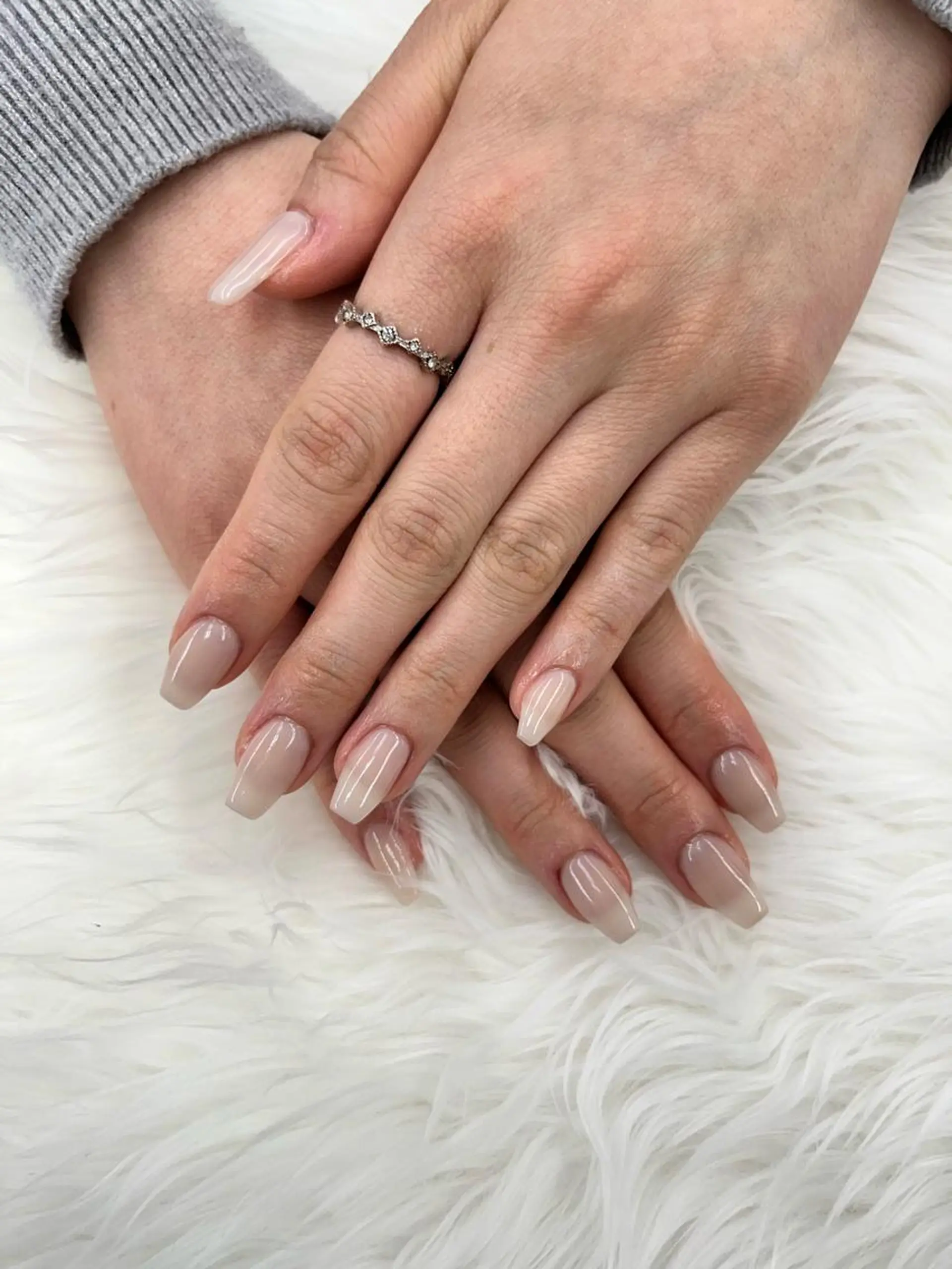 ネイル 長さ出し ネイルチップ éclat-nail salon-所属・松本 ゆみかのネイルデザイン