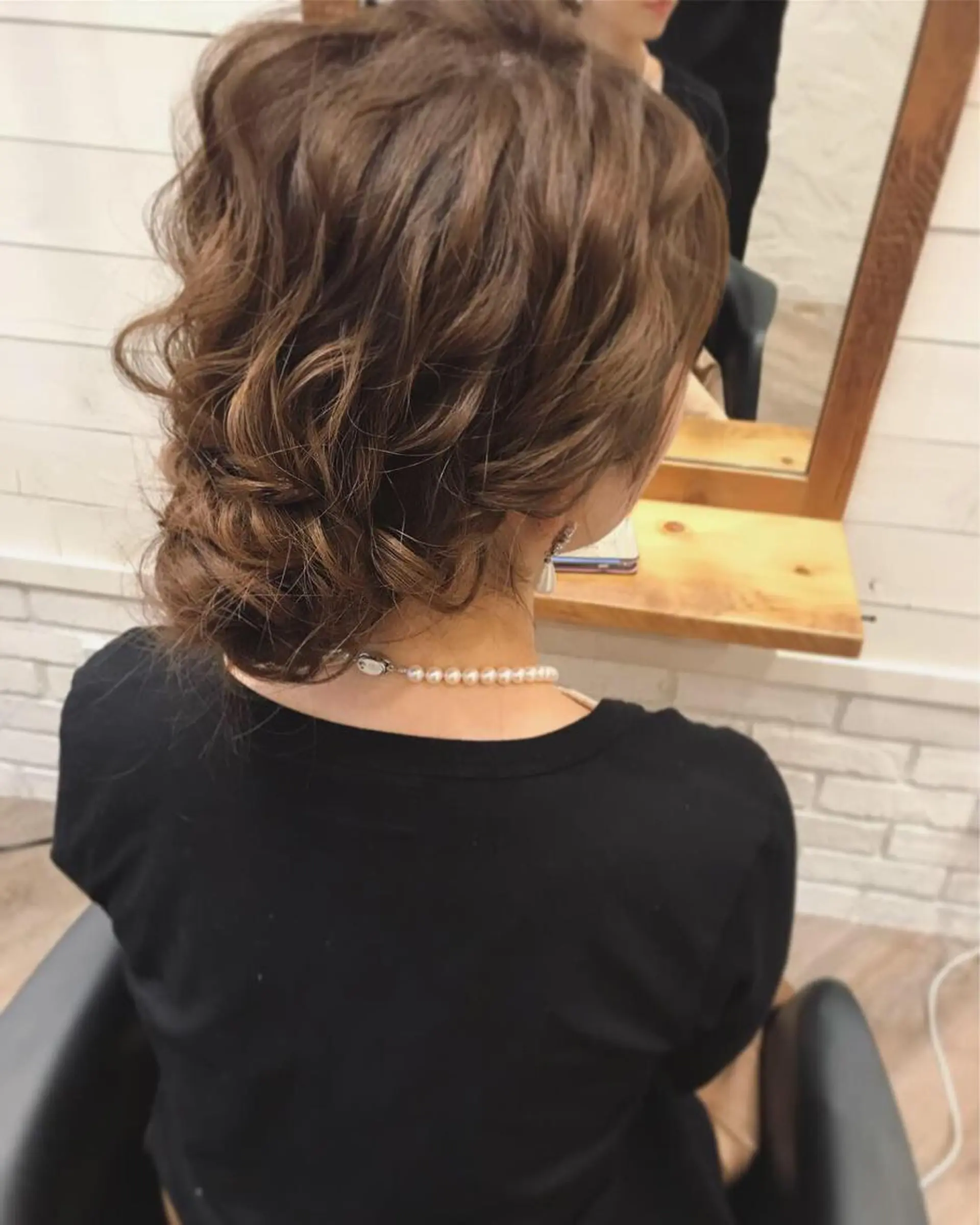 セミロング ヘアアレンジ ⭐️ アユミ⭐️のヘアスタイル