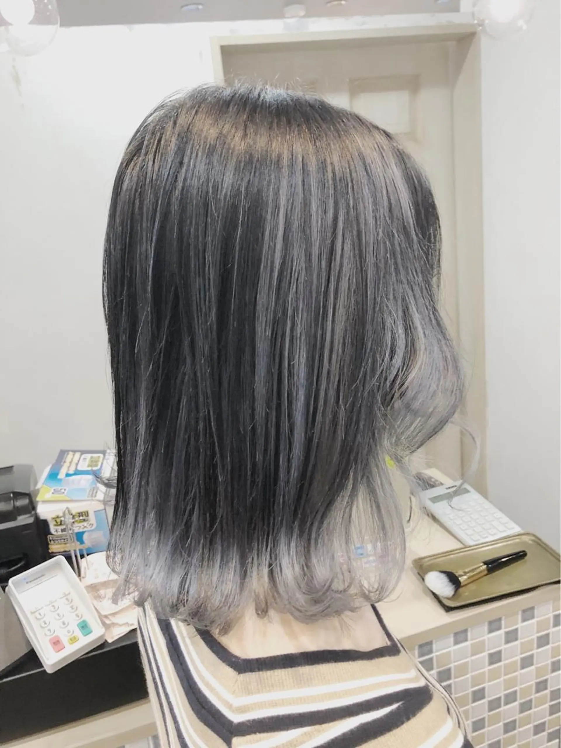 ミディアム 脇谷 拓弥のヘアスタイル
