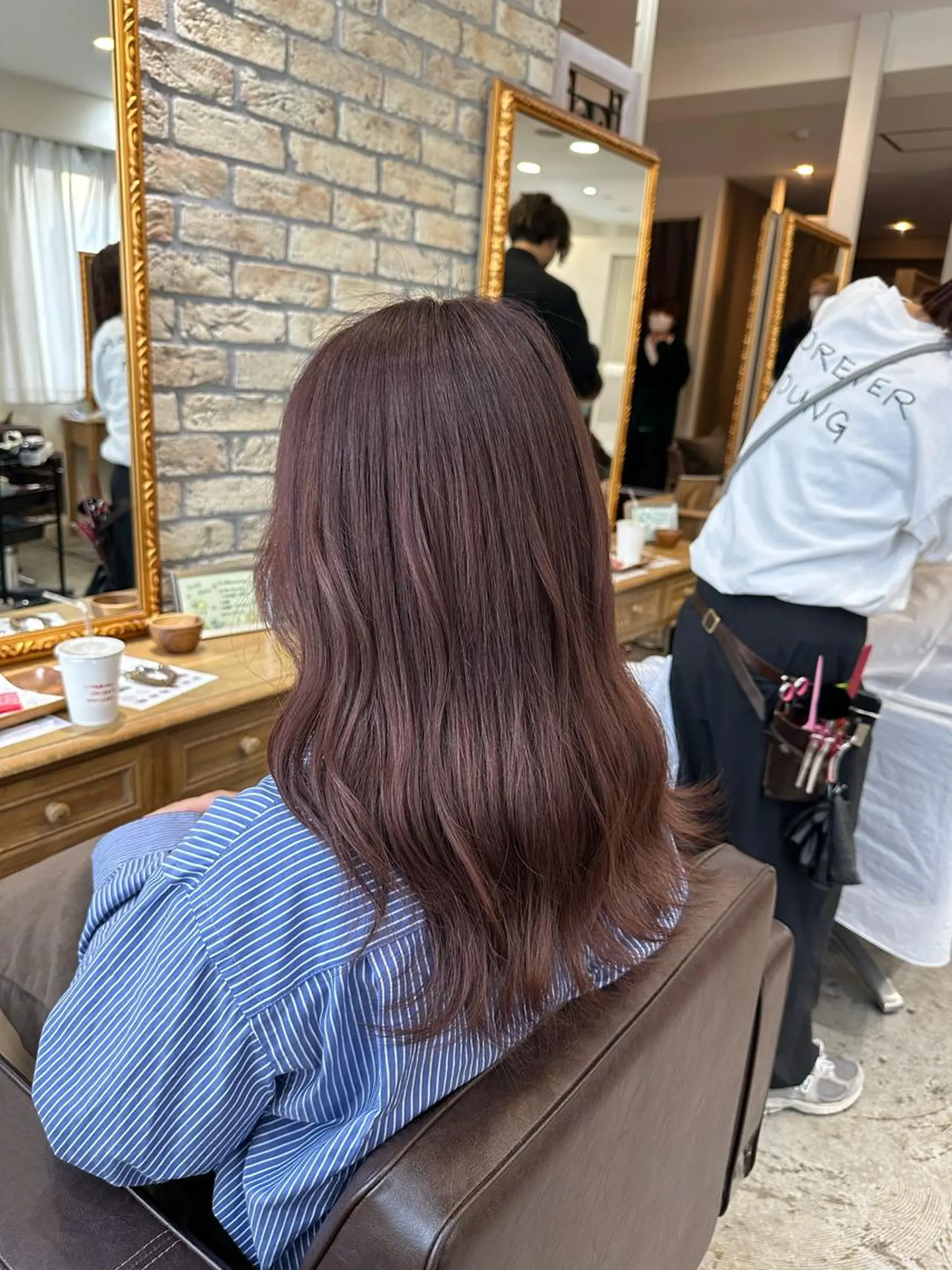 セミロング 柔らかベージュ🤍 fukaのヘアスタイル