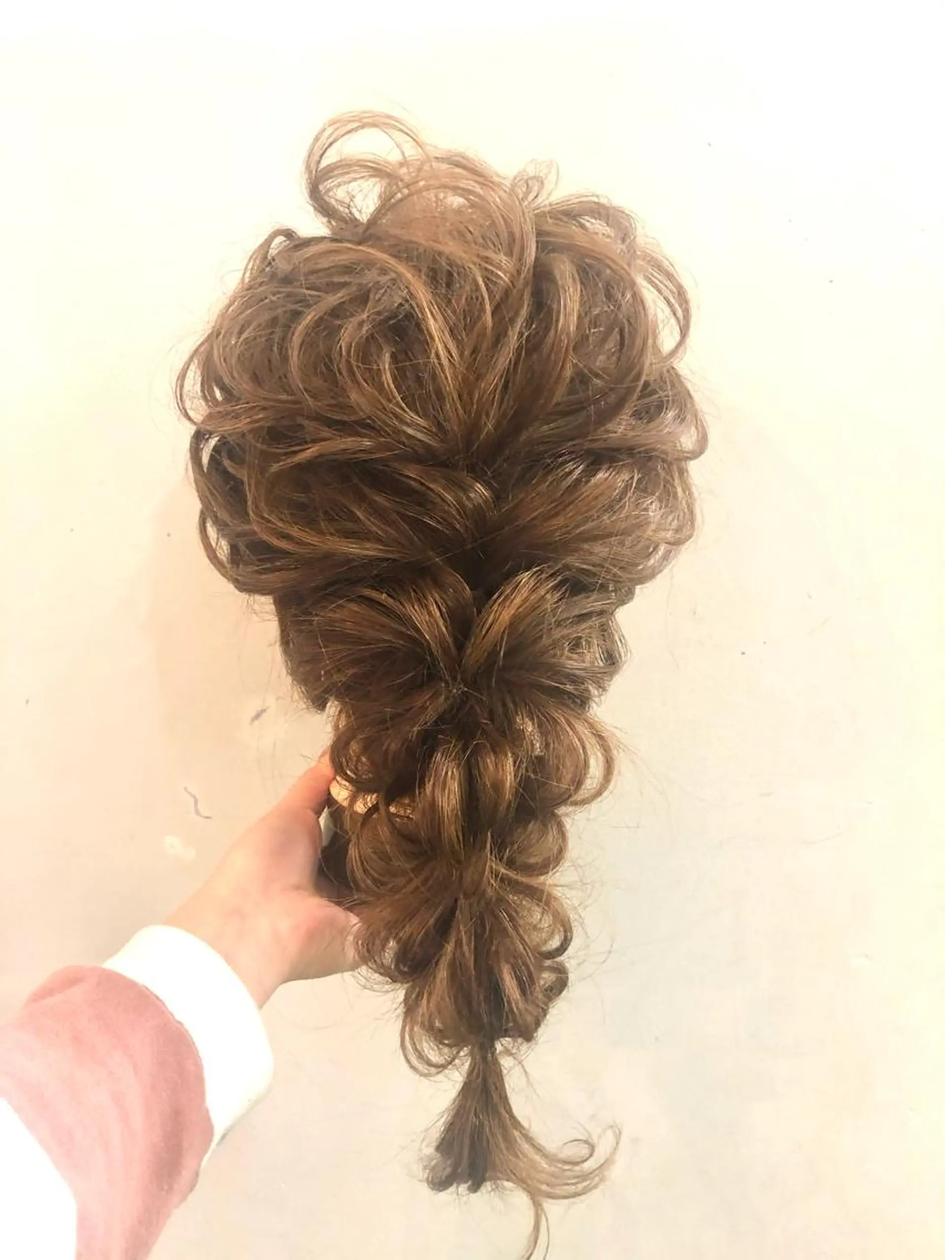 セミロング カラー ヘアアレンジ ハイトーンピンク🍑 ブリーチ🍑RINAのヘアスタイル
