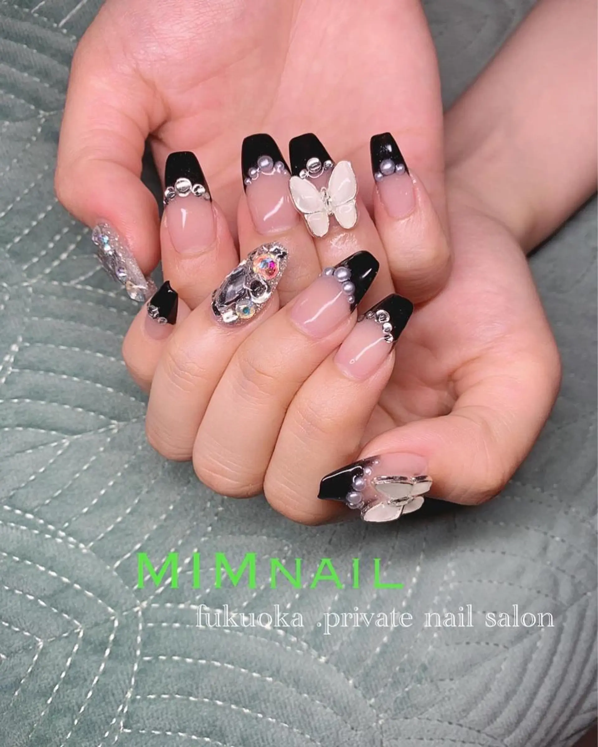 ネイル アートネイル フレンチネイル 韓国ネイル ミラーネイル ニュアンスネイル *･*MIMnail *･゜ﾟ･*:･*のネイルデザイン