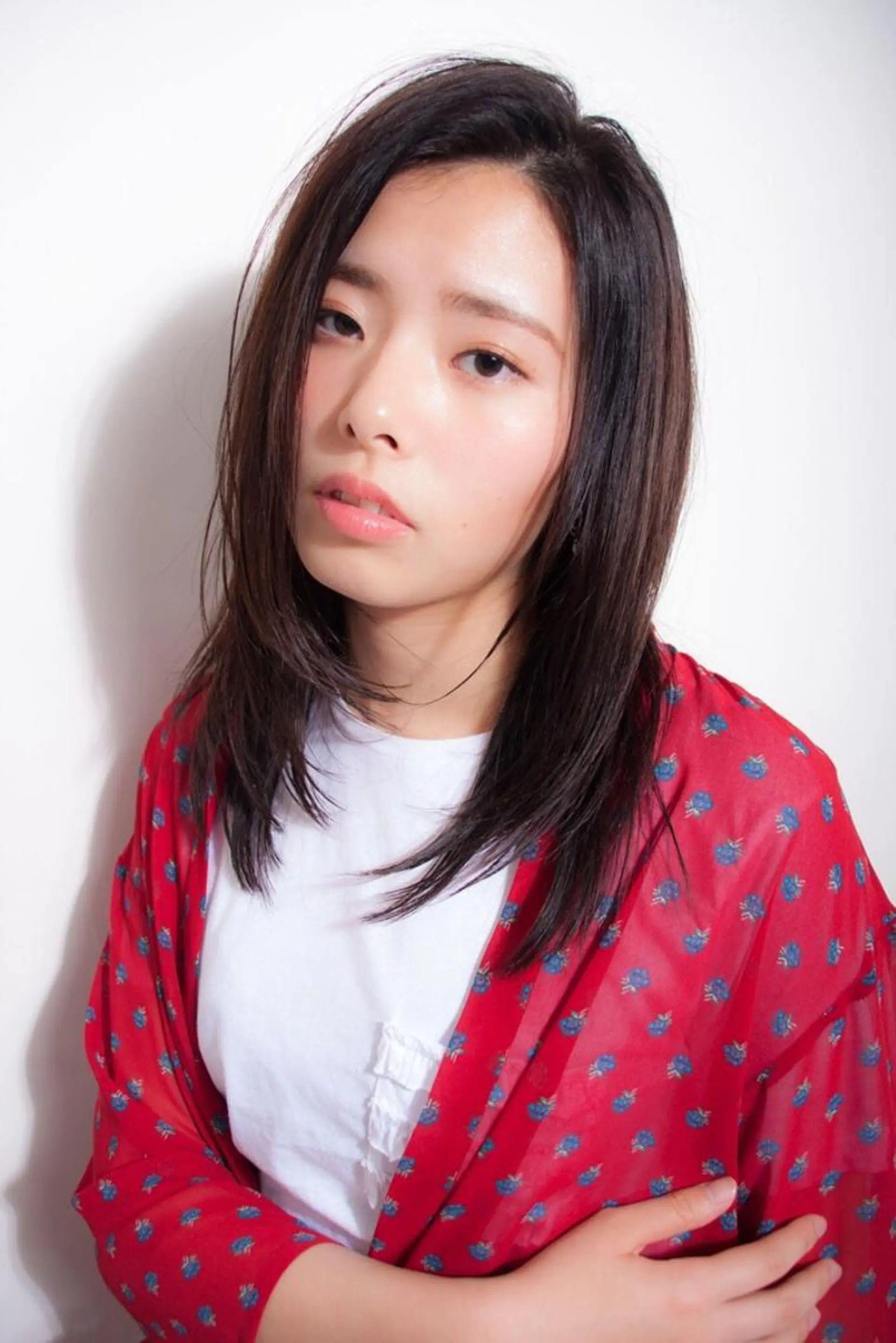 セミロング カラー RESBORN所属・長岡 大偉のヘアスタイル