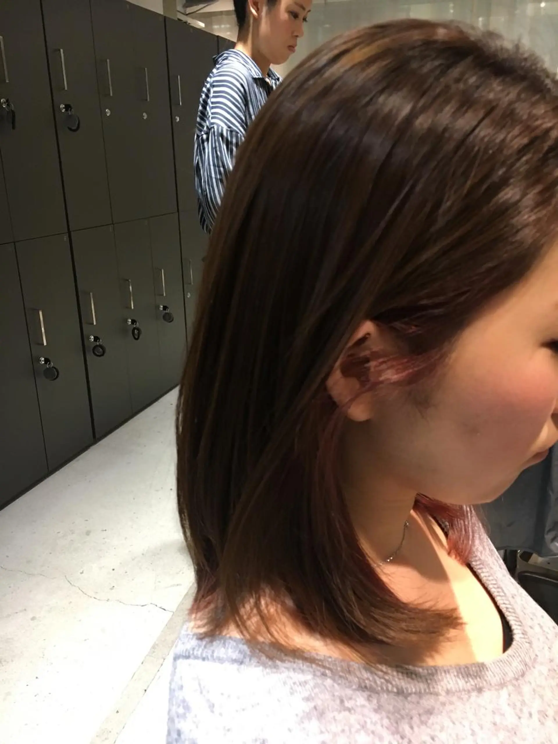 ミディアム カラー ヘアカラー トリートメント 髪質改善ULTOWA ✨松井　美幸のヘアスタイル