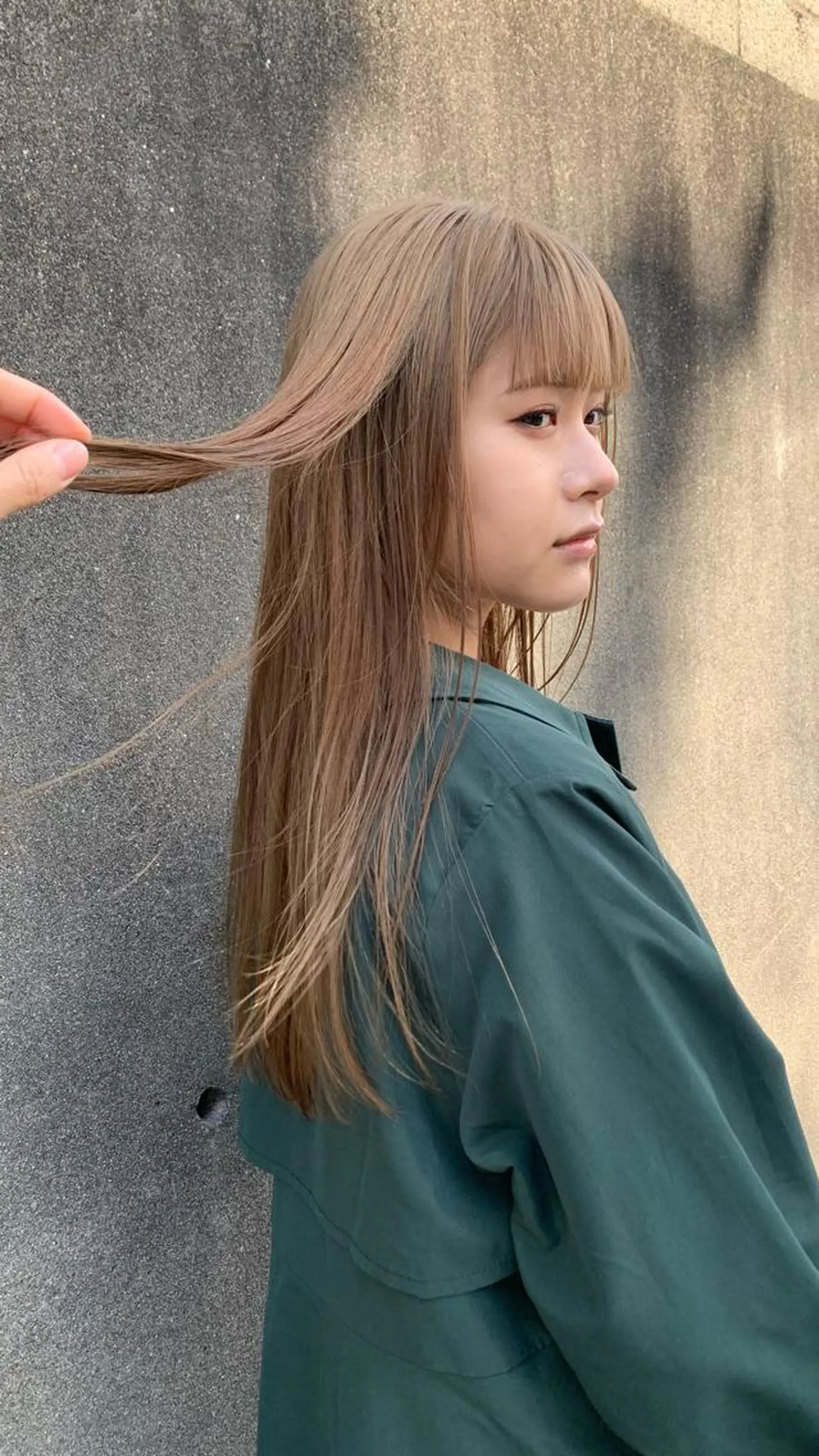 ロング カラー SABO 🪴岡田知佳のヘアスタイル