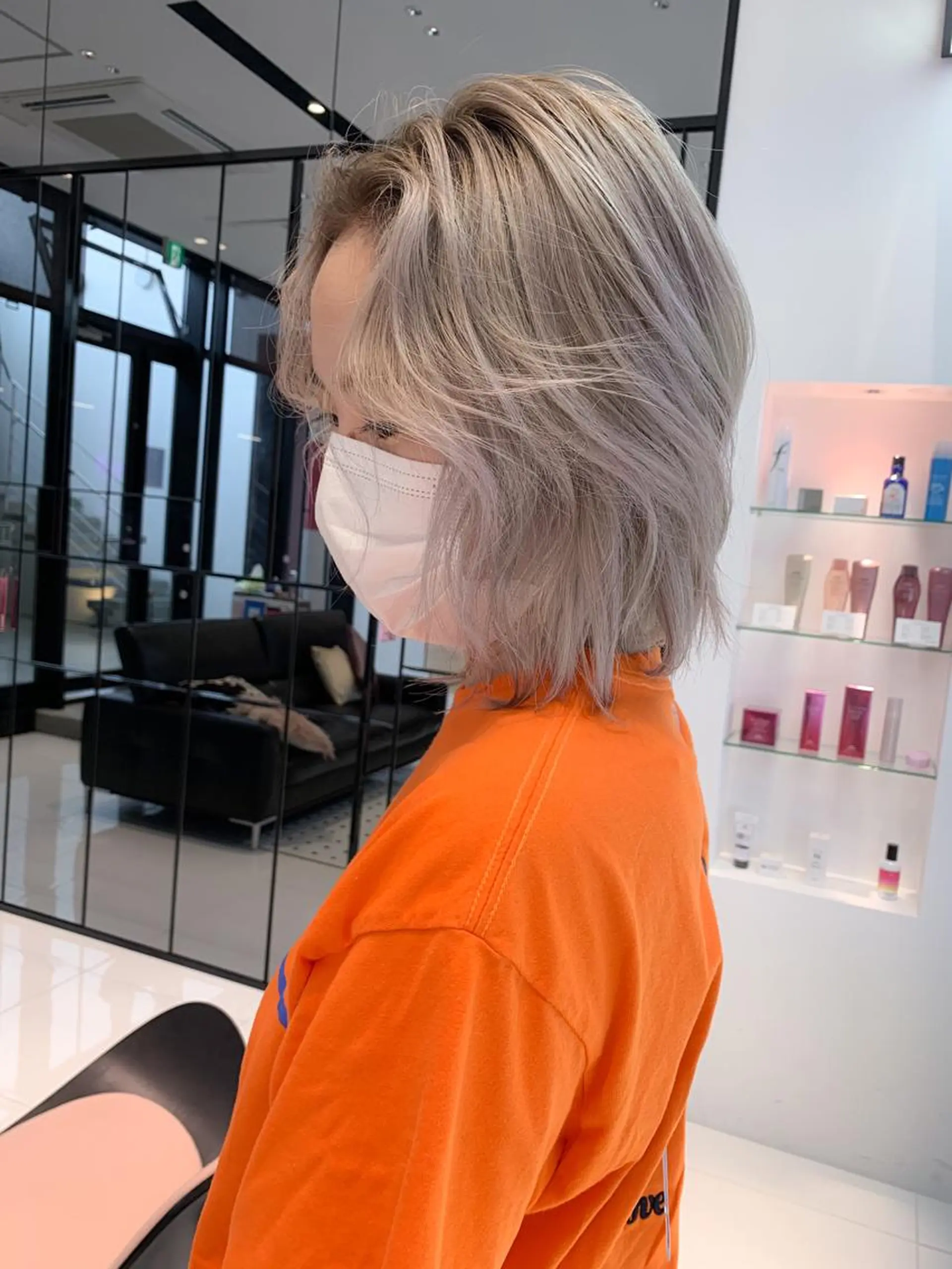ミディアム カラー カット ヘアカラー トリートメント レイヤー/ブリーチ HIKARU ♡のヘアスタイル