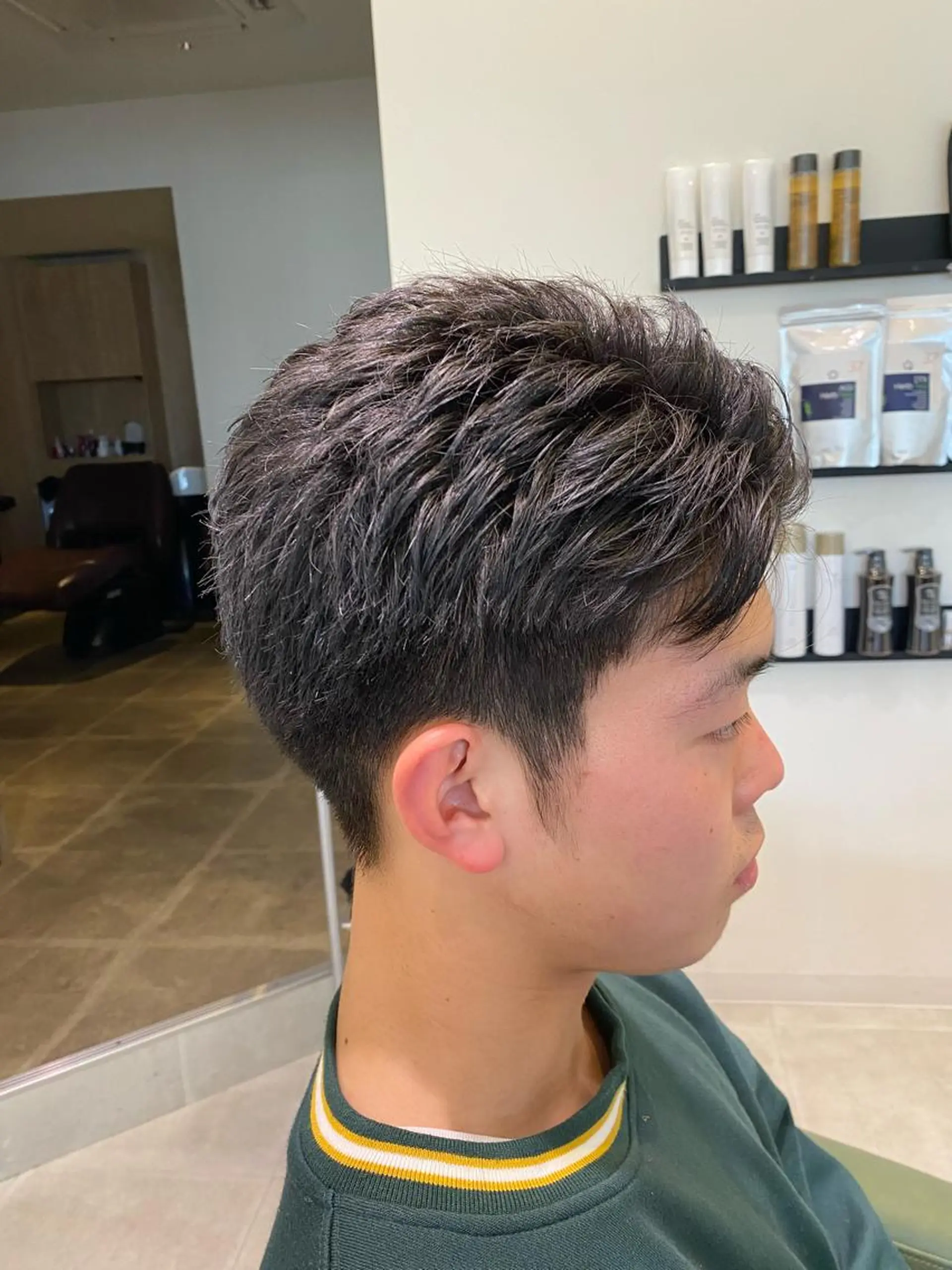 ショート メンズ カット 鹿児島 聖来のヘアスタイル