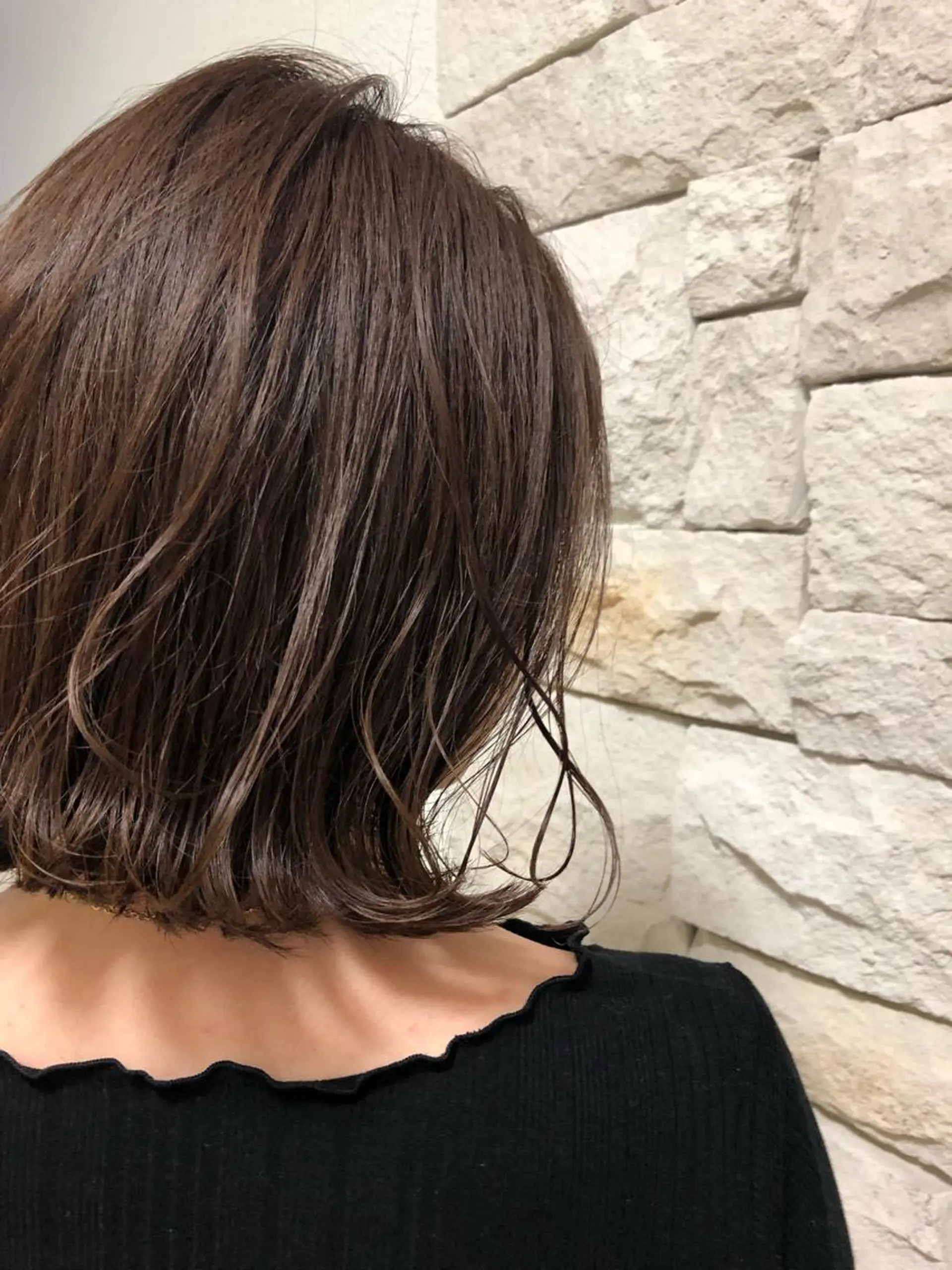 ミディアム カラー ヘアアレンジ メンズ キッズ ネイル マツエク・マツパ GO TODAY SHAiRE SALON所属・透明感カラー🤎 ゆりのヘアスタイル