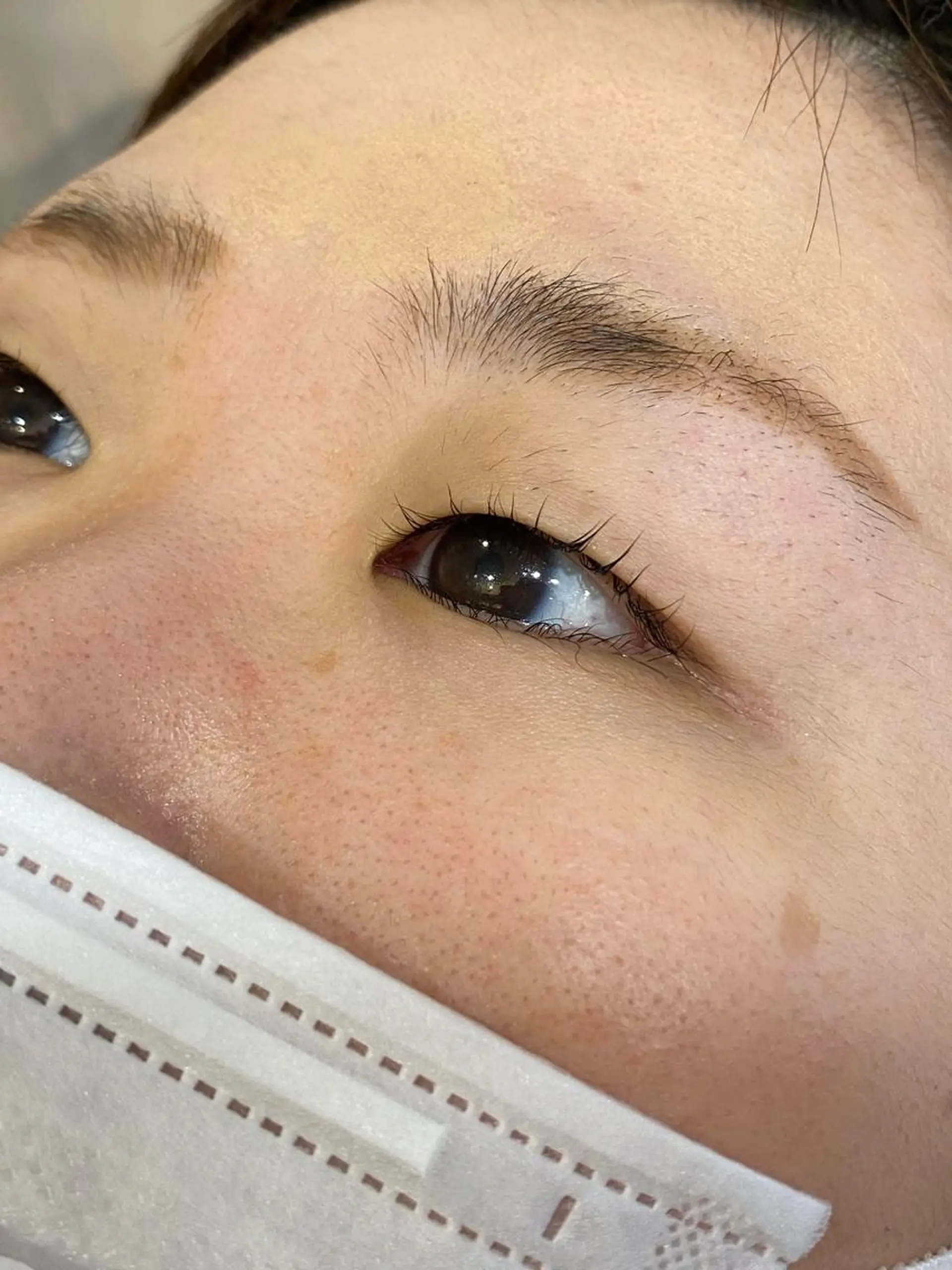 マツエク・マツパ まつげパーマ 一重×まつ毛パーマ 會田 あかりの眉毛・アイブロウイメージ