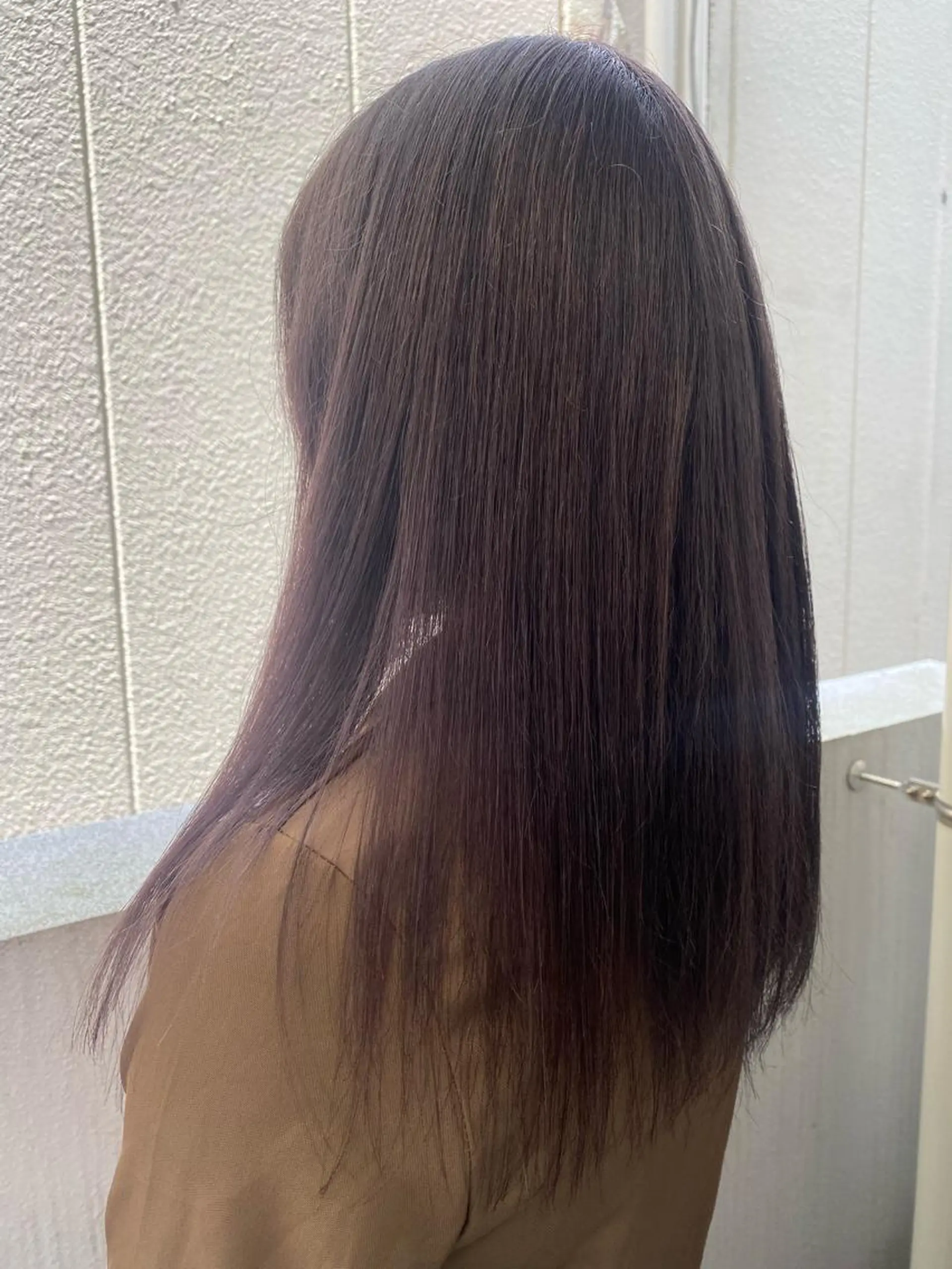 セミロング カラー グレージュ ラベンダーカラー ラベンダーグレージュ ラベンダーグレー 遠藤沙也加 /レイヤーカットのヘアスタイル