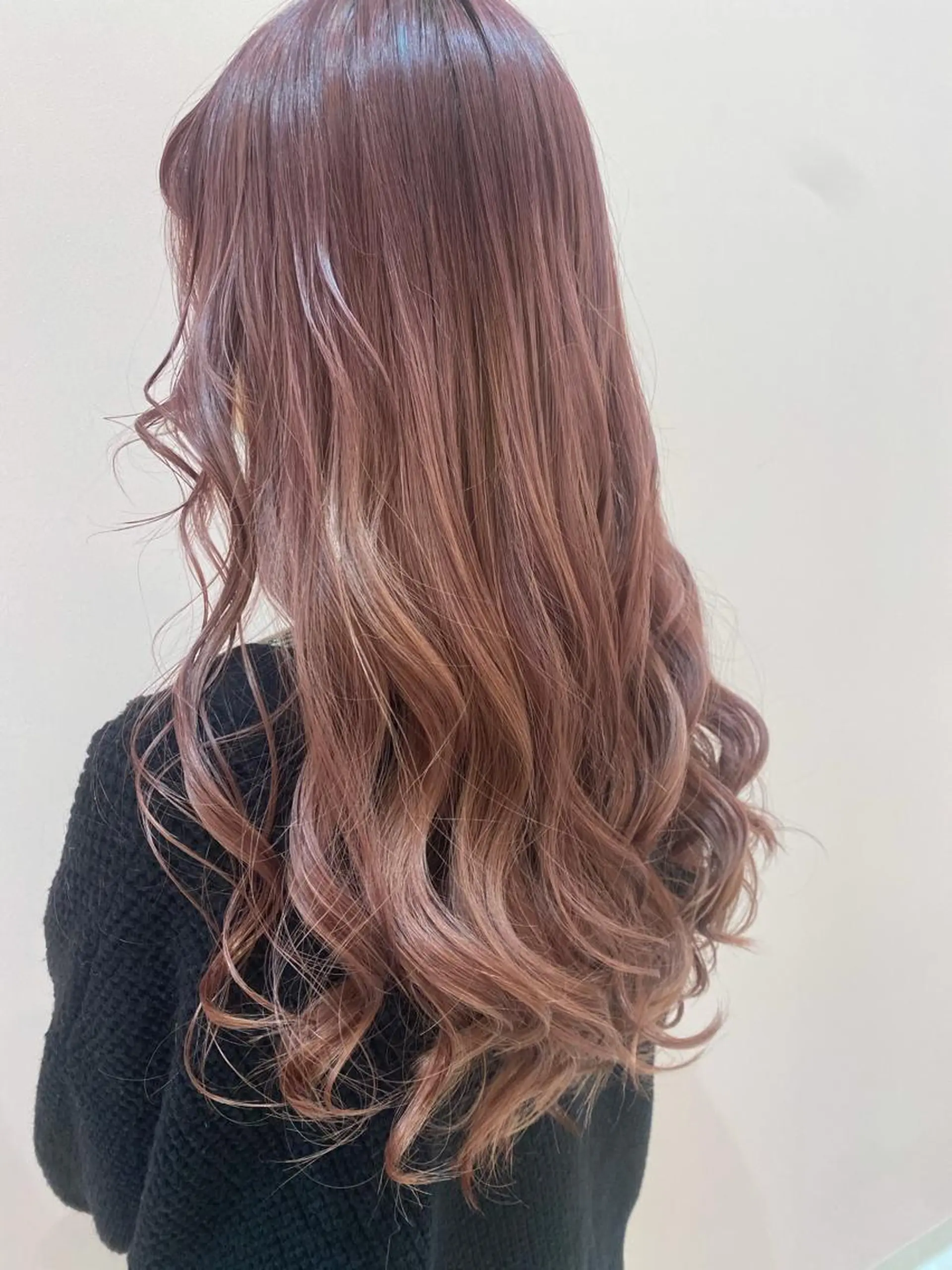 ロング カット ヘアカラー トリートメント ハラダ リョウセイのヘアスタイル