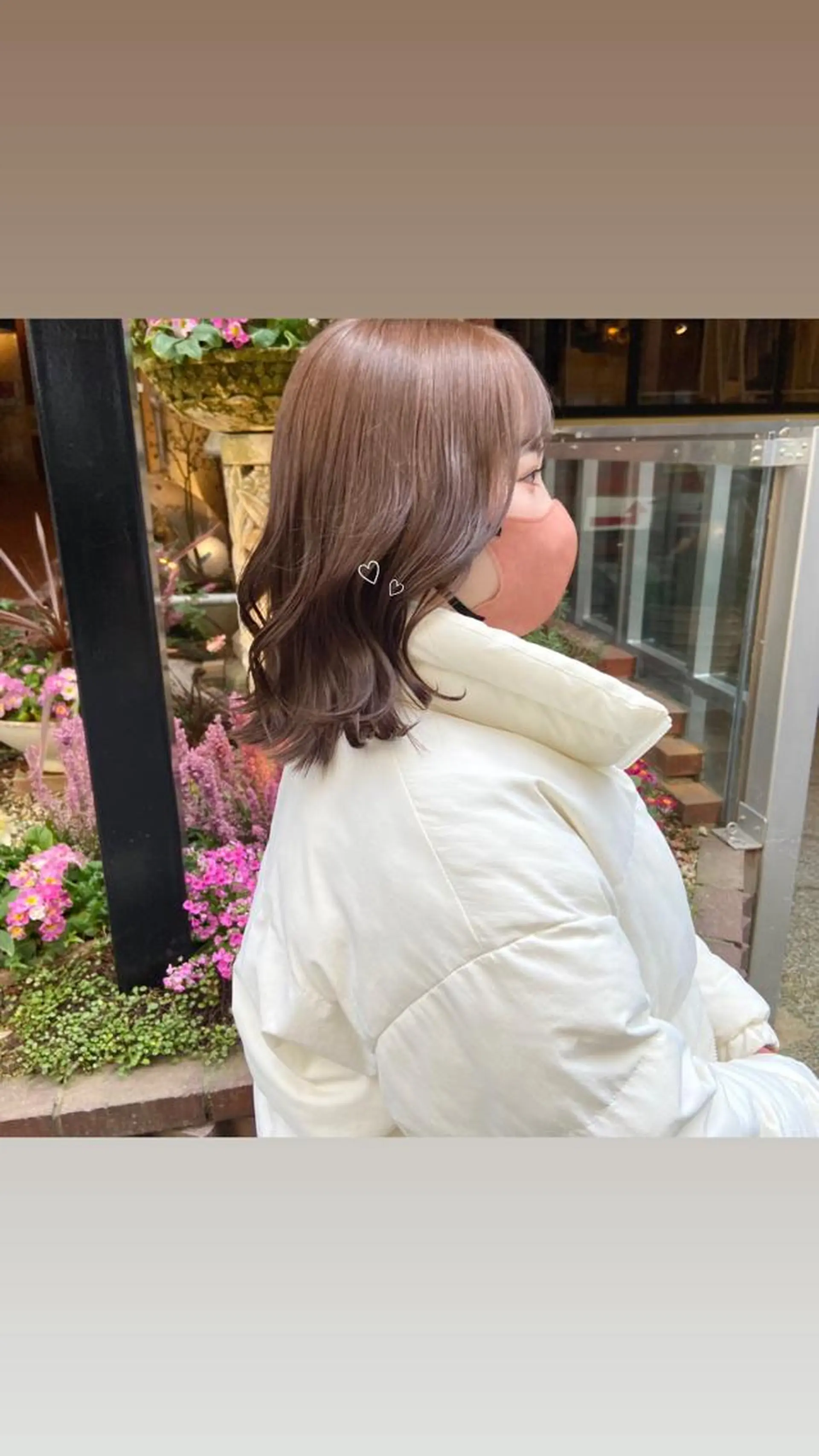 ミディアム カラー ベージュカラー ブリーチ ケアブリーチ 透明感カラー ダブルカラー mai 🥀 パーマモデル募集🌀のヘアスタイル