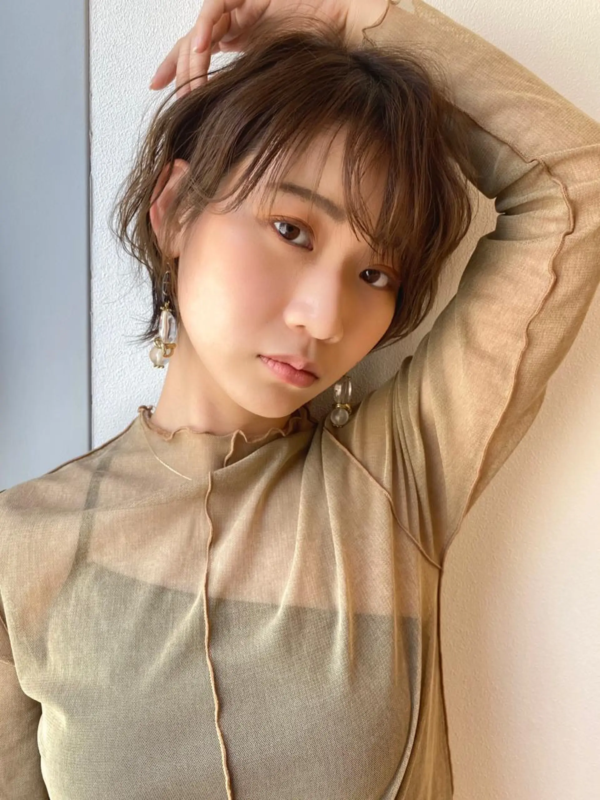 ショート カラー 透明感カラーブリーチ 🌼シゲモトアヤ🌼のヘアスタイル