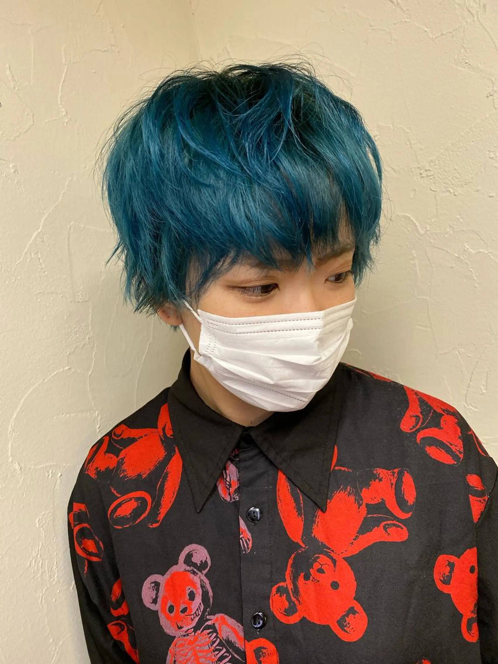 ショート カラー ブルーカラー ダブルカラー 髪質改善特化❇️ ストウシンゴのヘアスタイル