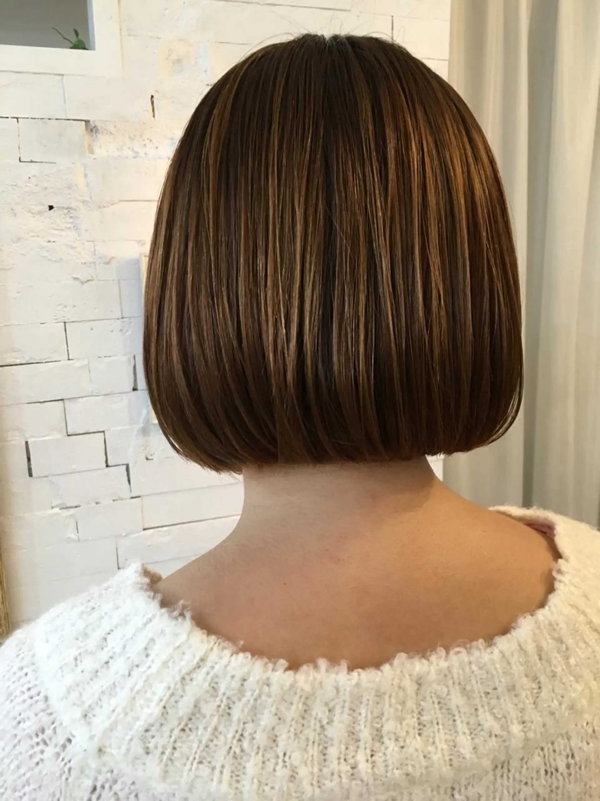 ショート ミディアム セミロング ロング カラー ハイライトカラー ハイライト エクステ（レミー毛） NINEのヘアスタイル
