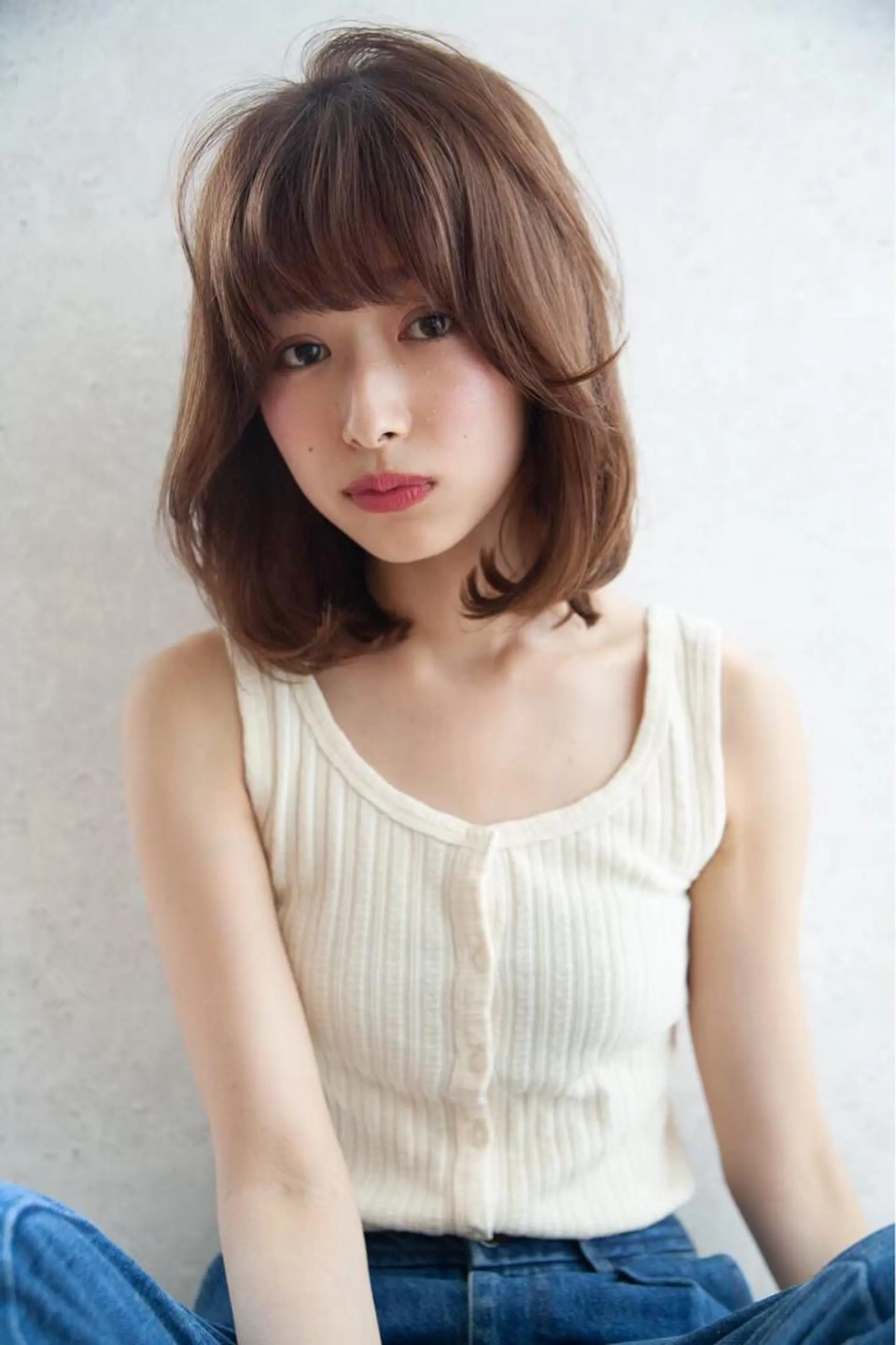 ミディアム ショート/ボブ/ パーマ/柏原良亮のヘアスタイル