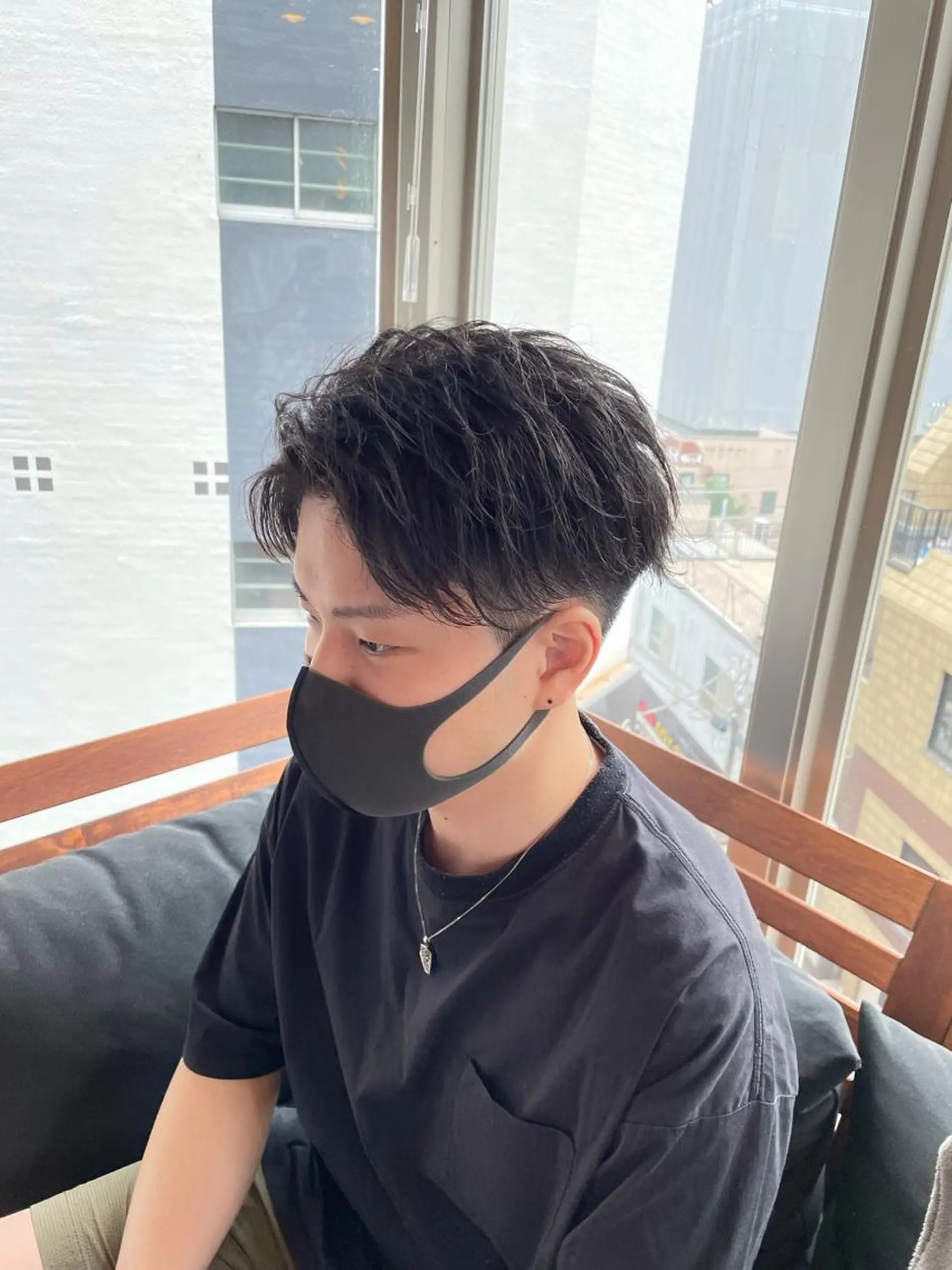 ショート メンズ カット ヘアセット 【men's Lapis横浜】海人のヘアスタイル