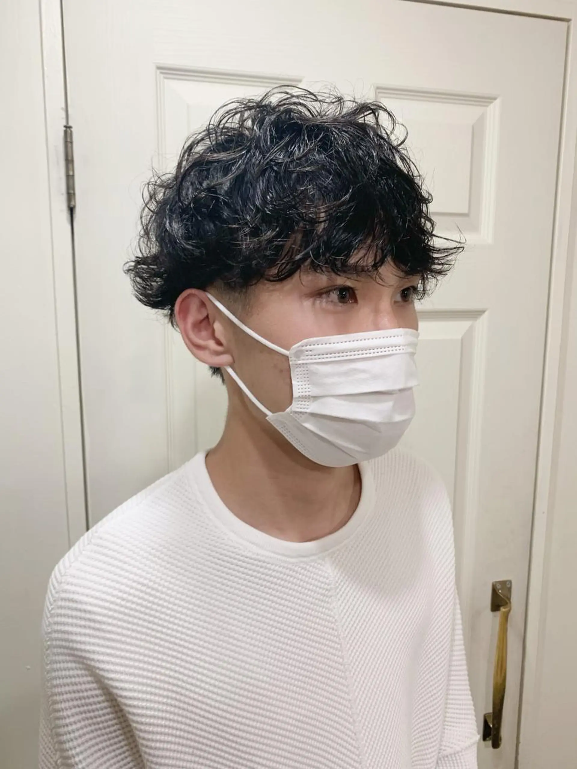 パーマ メンズ メンズパーマ スパイラルパーマ カット パーマ スパイキーショート/ メンズヘア/hugeのヘアスタイル