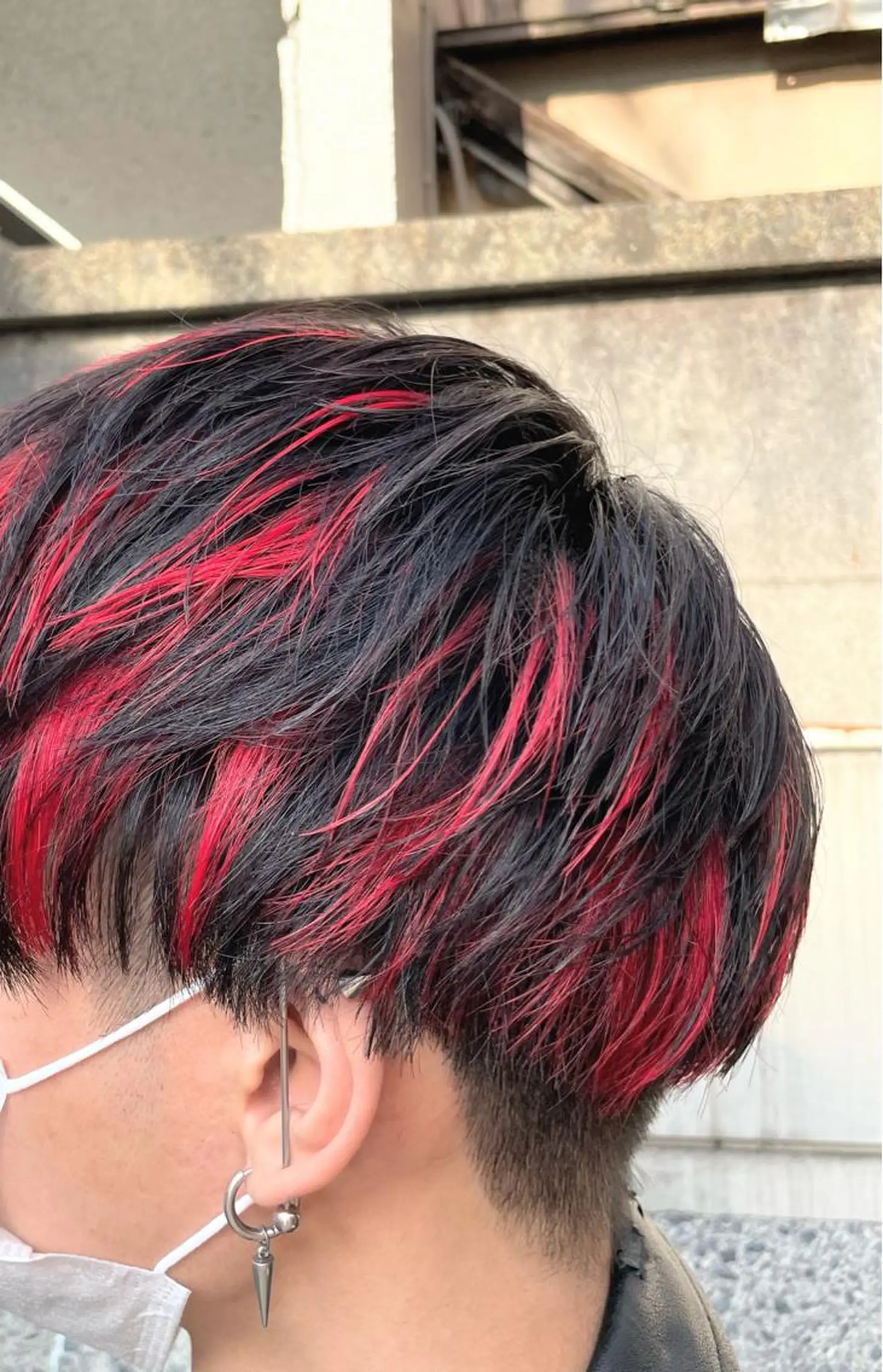 カラー メンズ カット ヘアカラー 中村 海波のヘアスタイル
