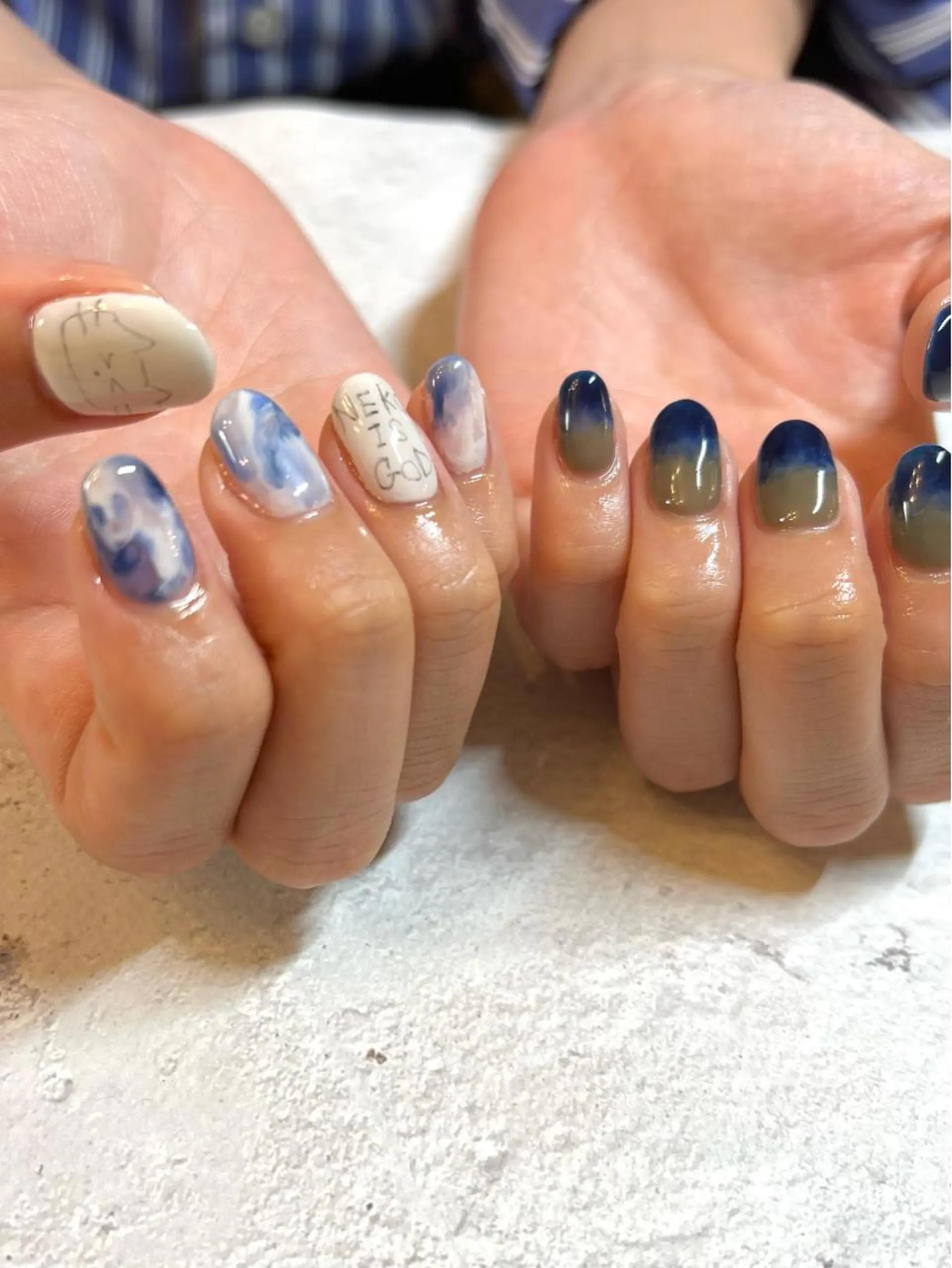 ネイル グラデーション Nail Salon&School REPLENDA所属・REPLENDA/ azusa(石井梓)のネイルデザイン