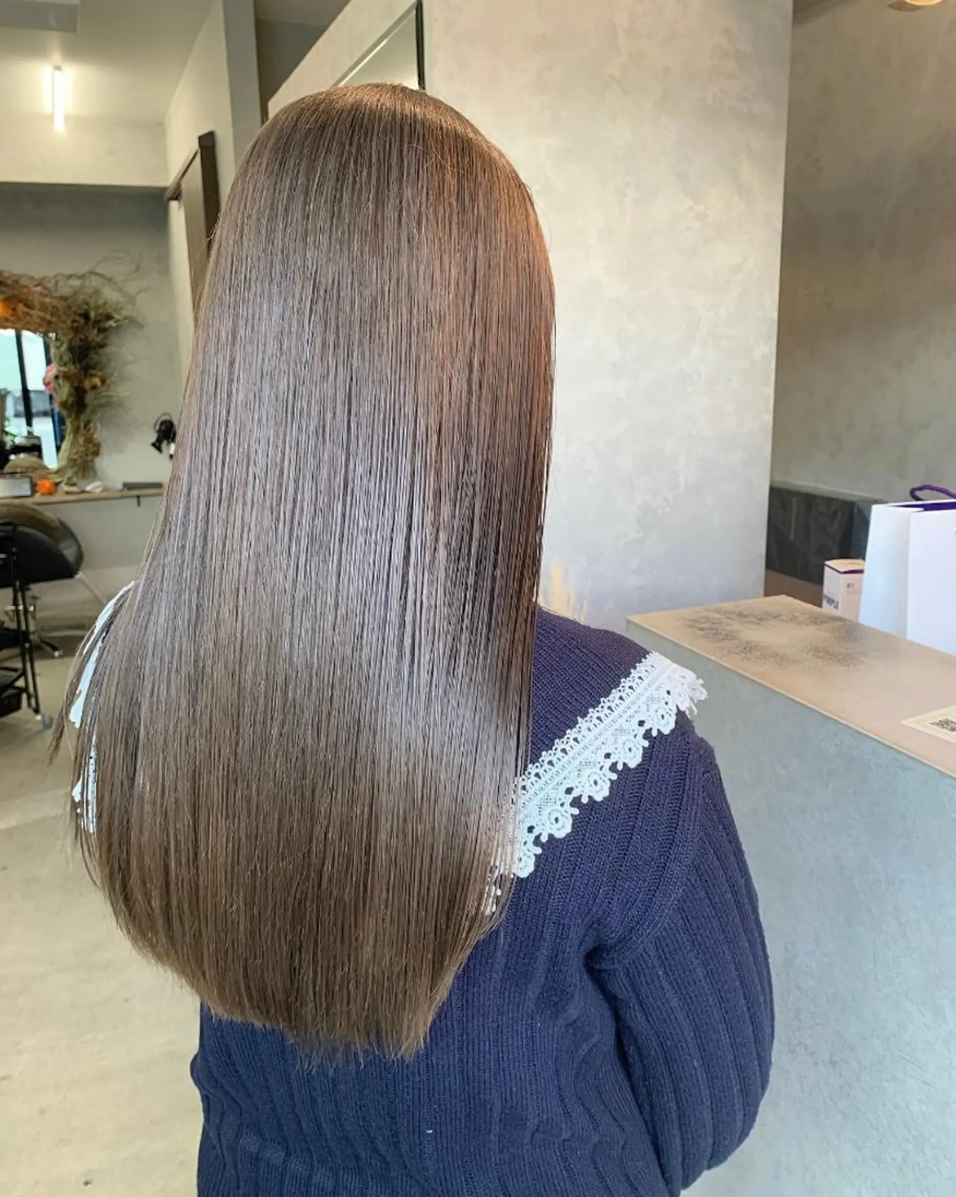 ロング ヘアカラー トリートメント Haru/THREE …by velvetのヘアスタイル