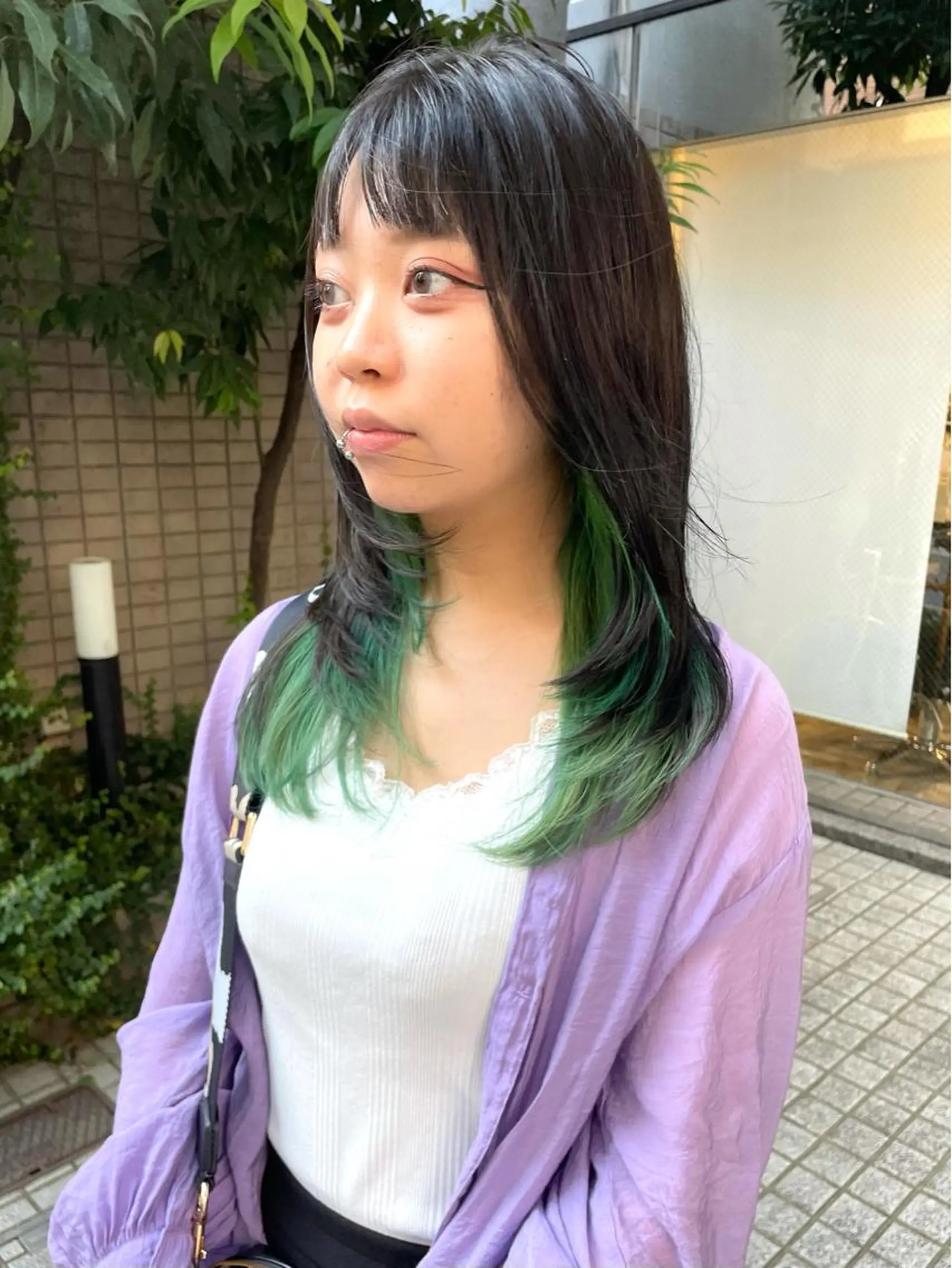 ショート カラー インナーカラー レイヤーカット ウルフカット 永田〈店長#レイヤー #ウルフ#ハイトーンのヘアスタイル