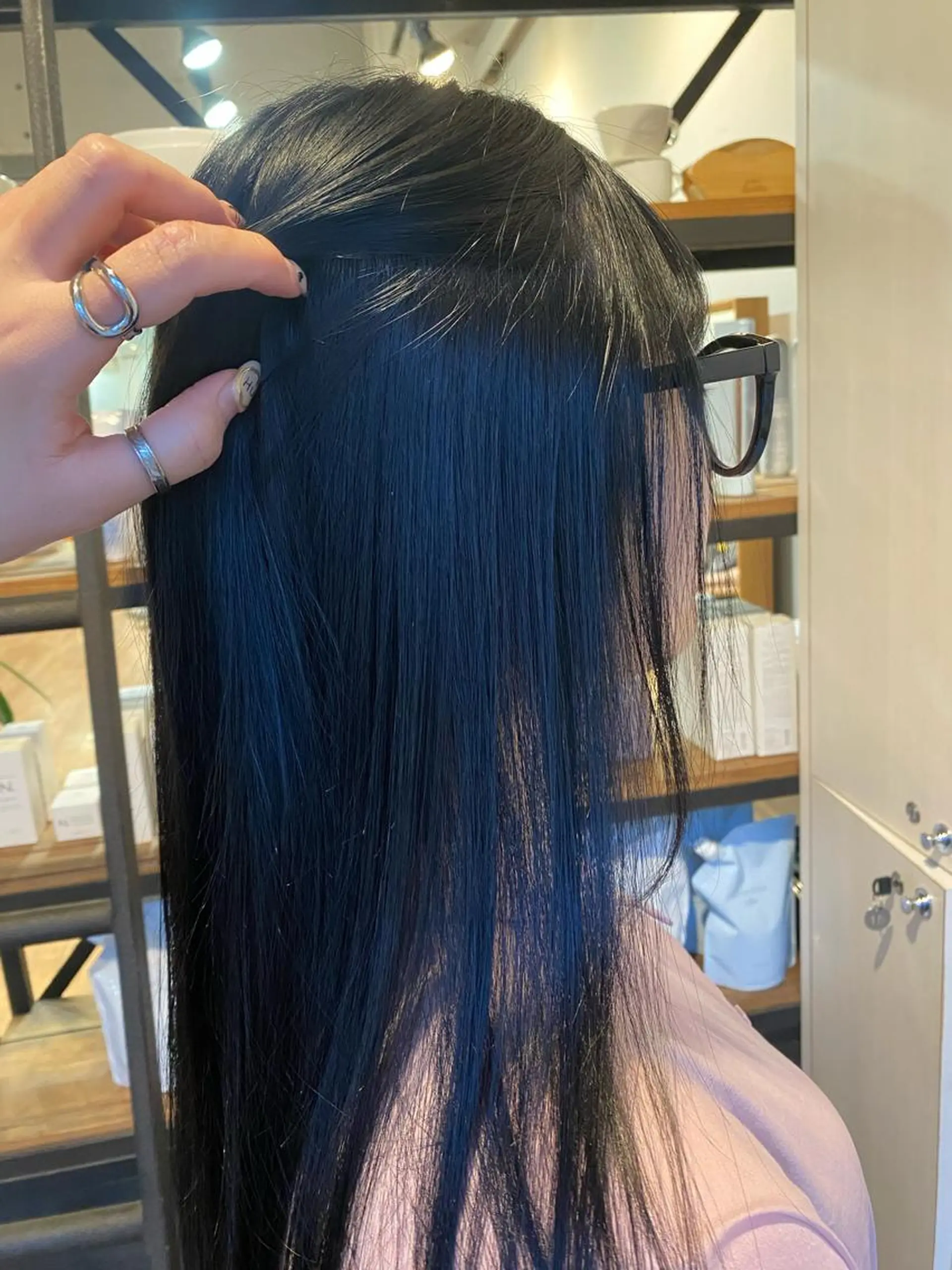 ロング ヘアカラー つじ みさきのヘアスタイル